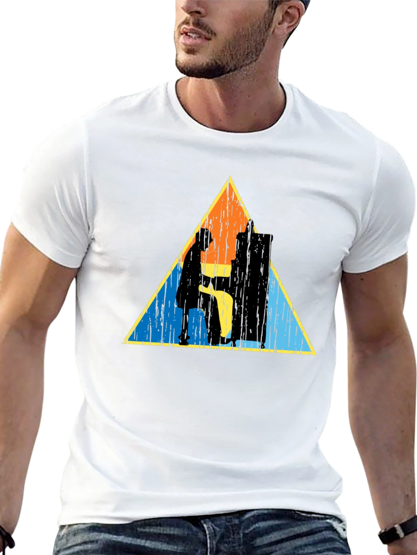 Retro Piano Player T-Shirt
