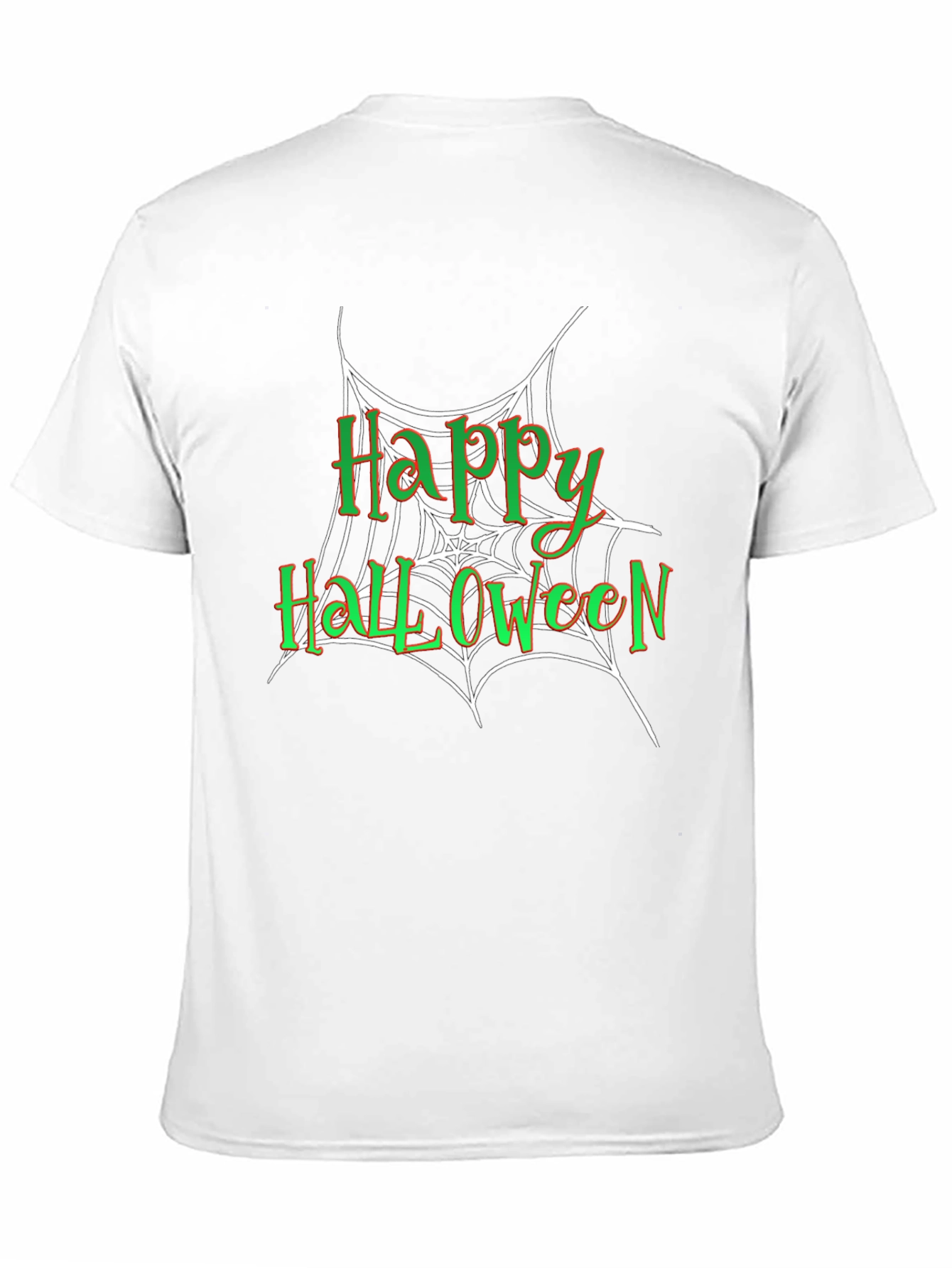 Happy Halloween Spiderweb T-Shirt