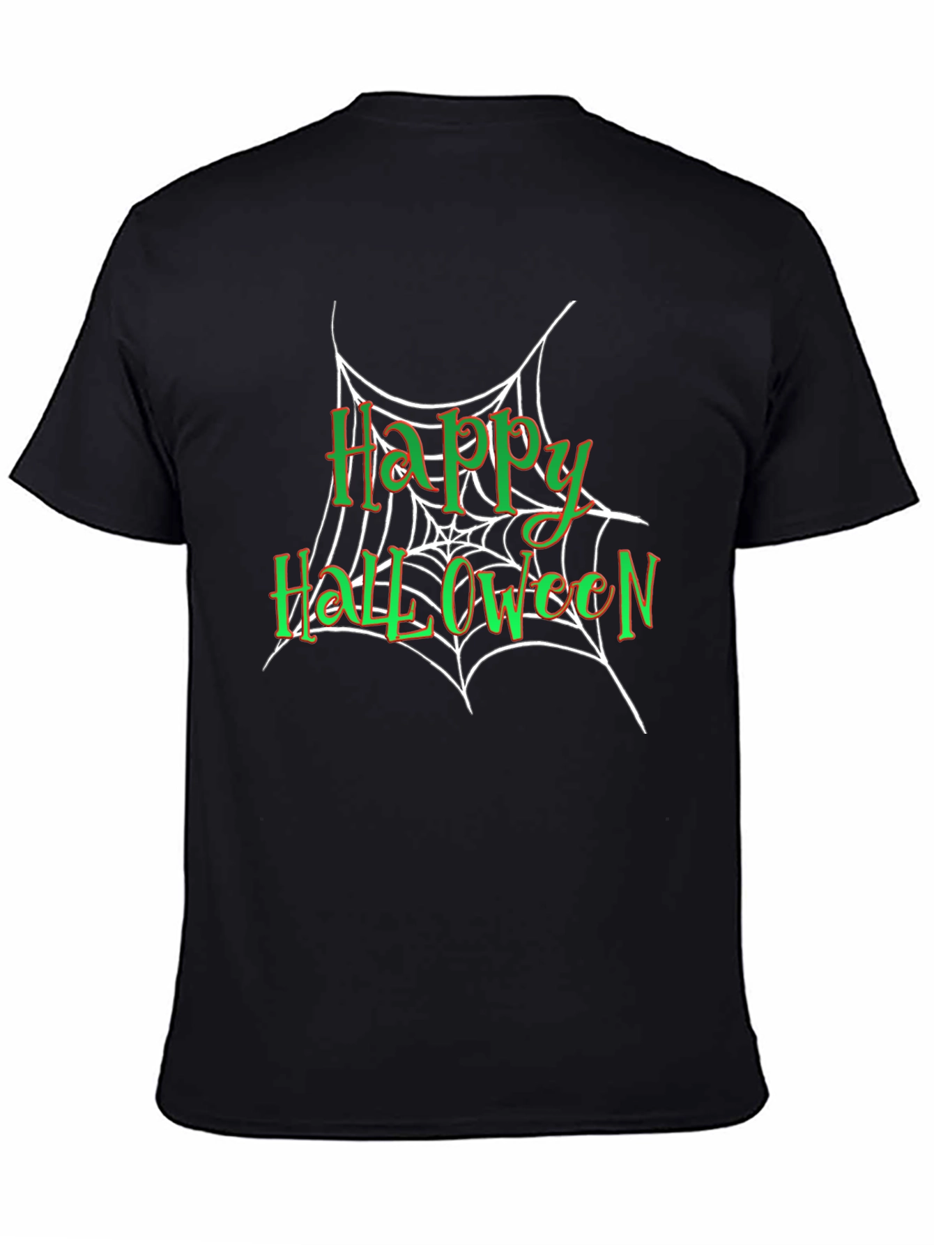 Happy Halloween Spiderweb T-Shirt