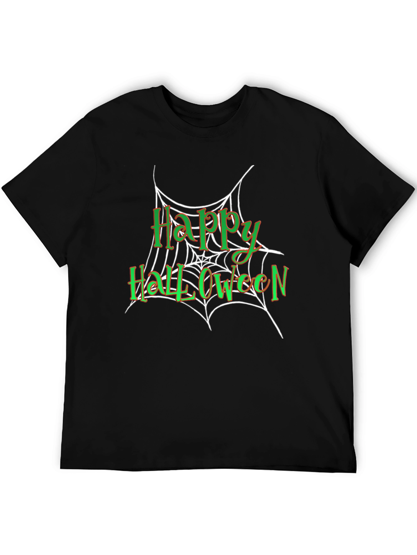 Happy Halloween Spiderweb T-Shirt