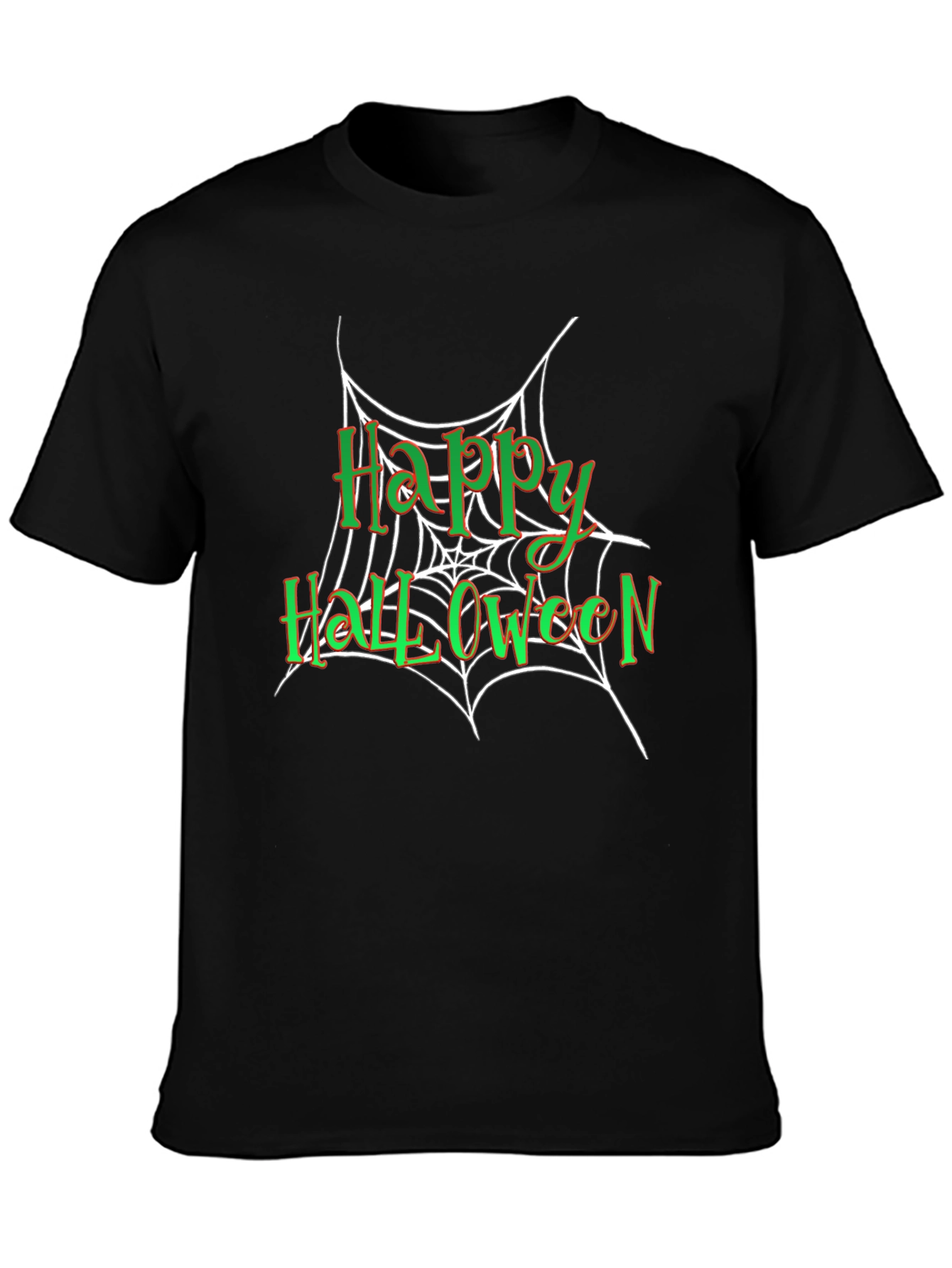 Happy Halloween Spiderweb T-Shirt
