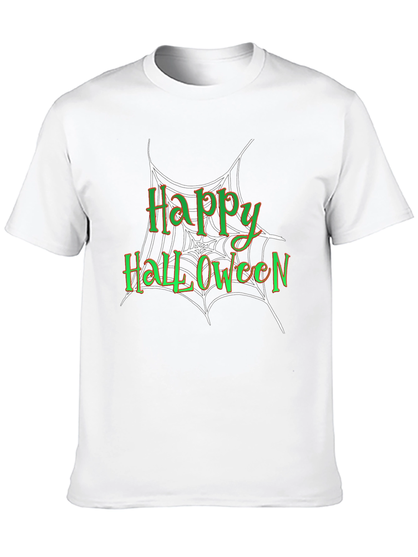 Happy Halloween Spiderweb T-Shirt