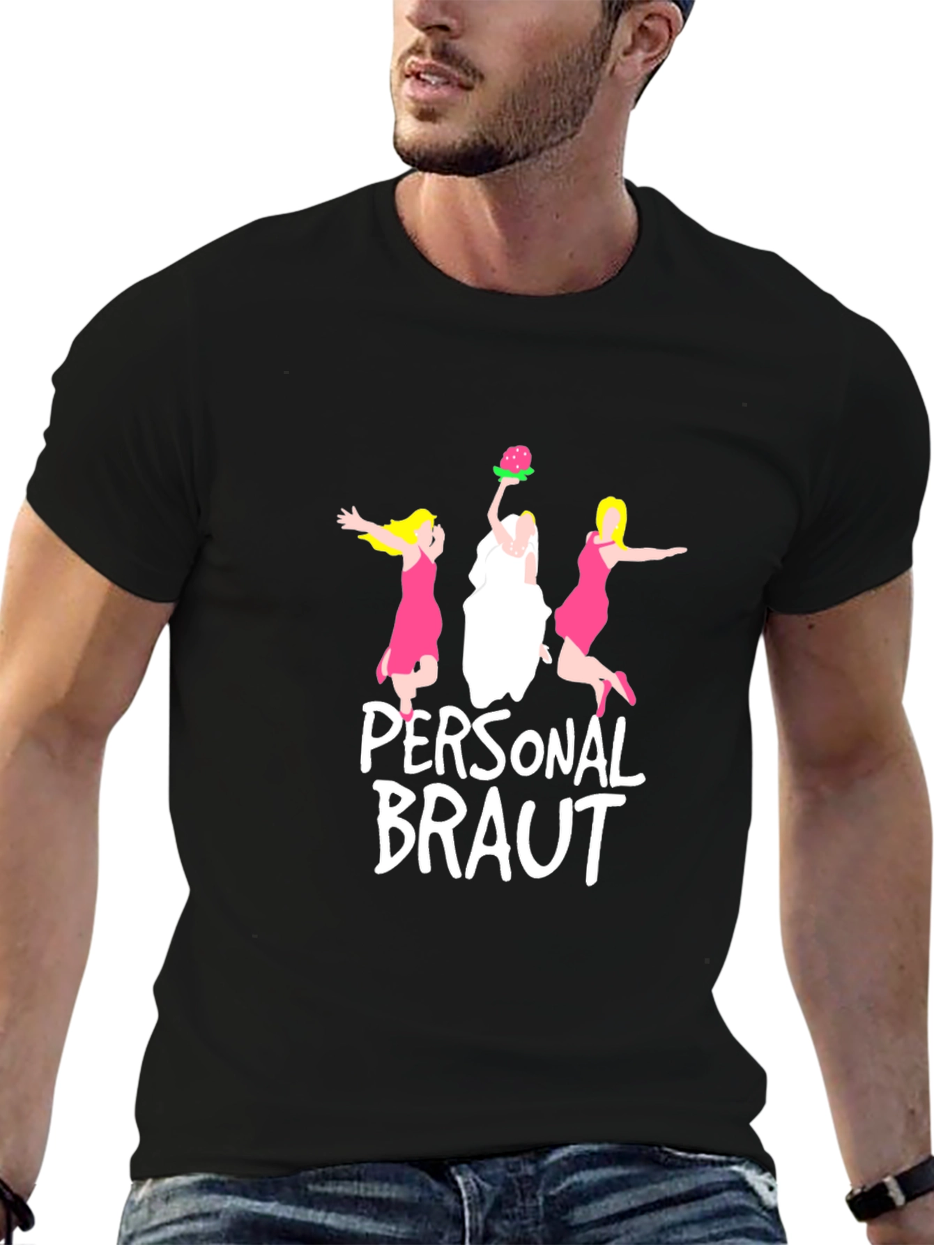 Personal Braut Graphic T-Shirt - Wedding Party Tee