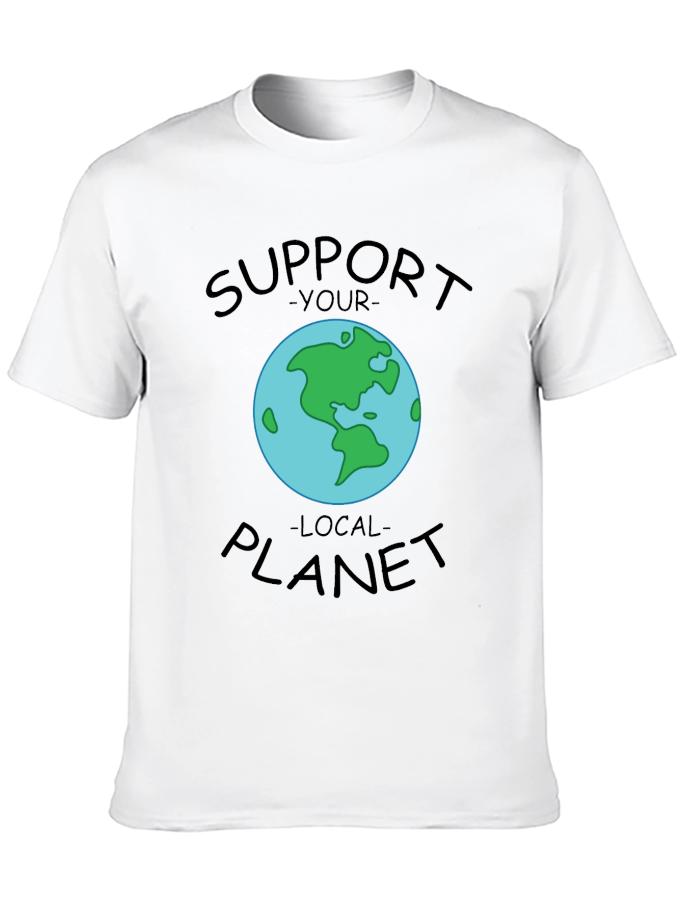 Support Your Local Planet Graphic T-Shirt
