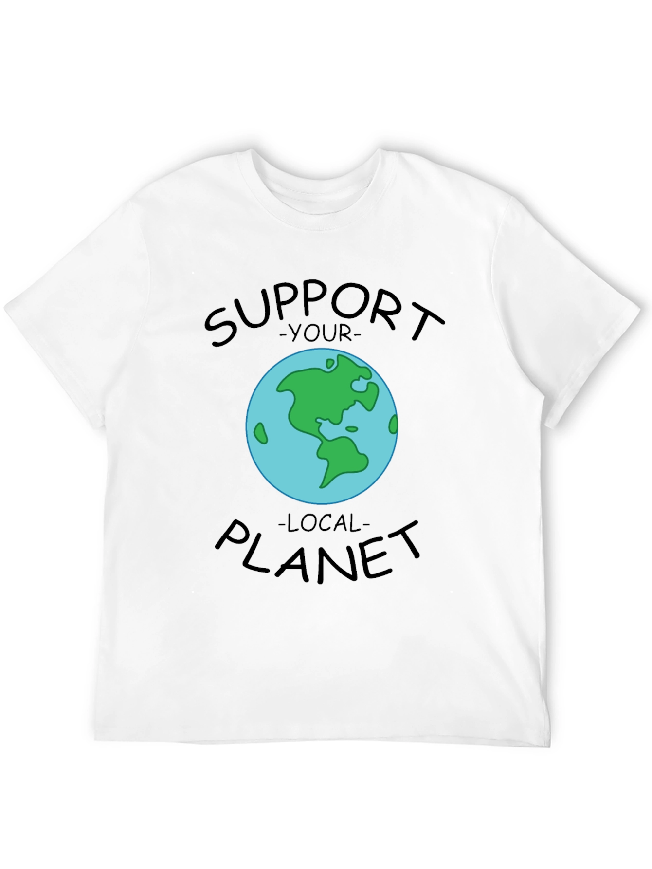 Support Your Local Planet Graphic T-Shirt