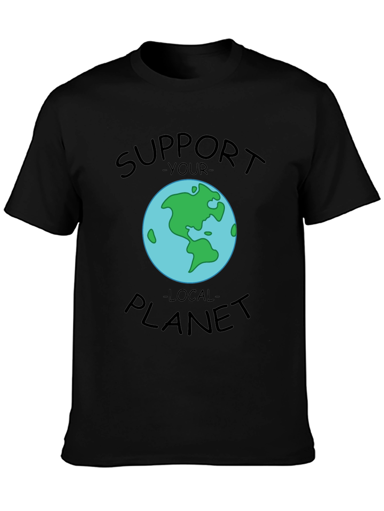 Support Your Local Planet Graphic T-Shirt