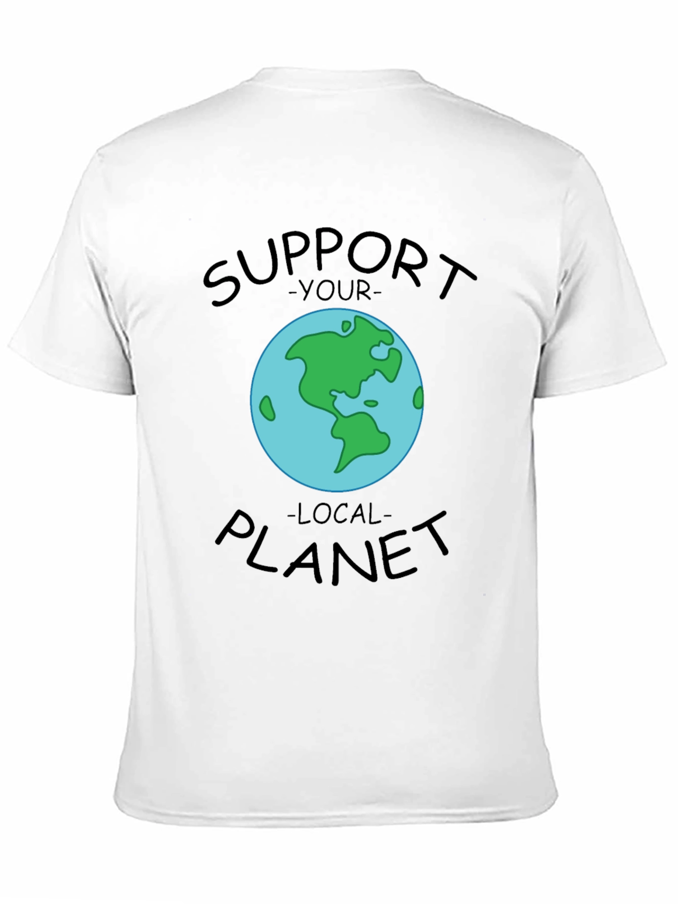 Support Your Local Planet Graphic T-Shirt