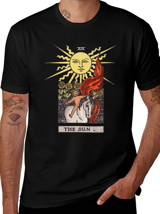 The Sun Tarot Card Graphic T-Shirt - Rider Waite Design