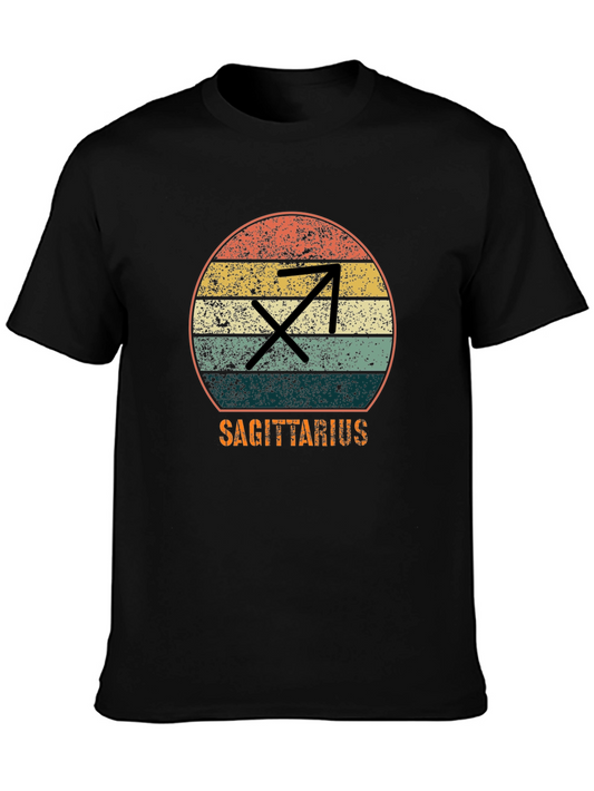 Sagittarius Zodiac Graphic Tee Vintage Style