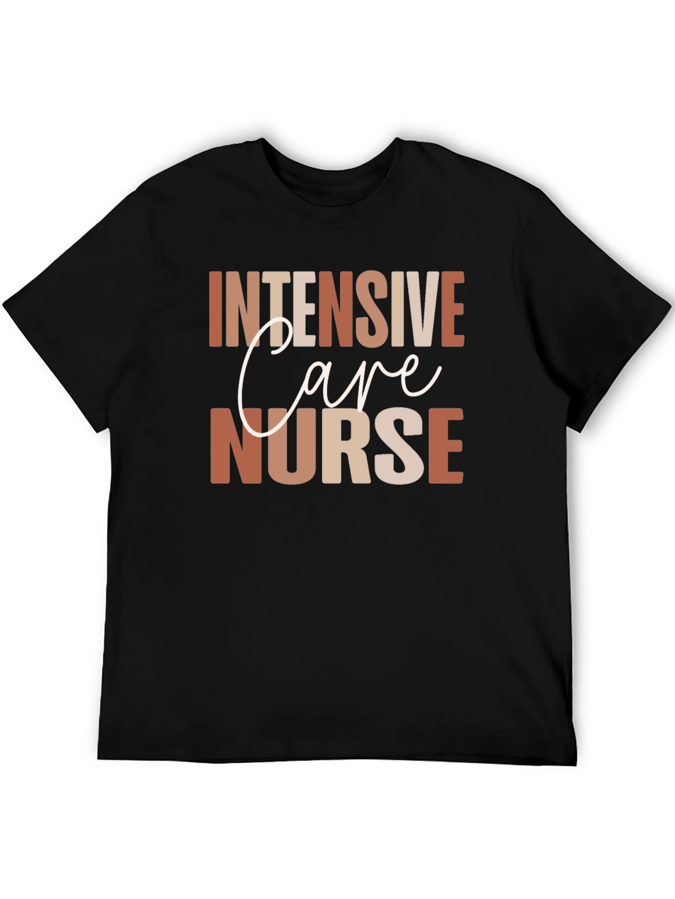 Intensive Care Nurse Graphic Tee - Black