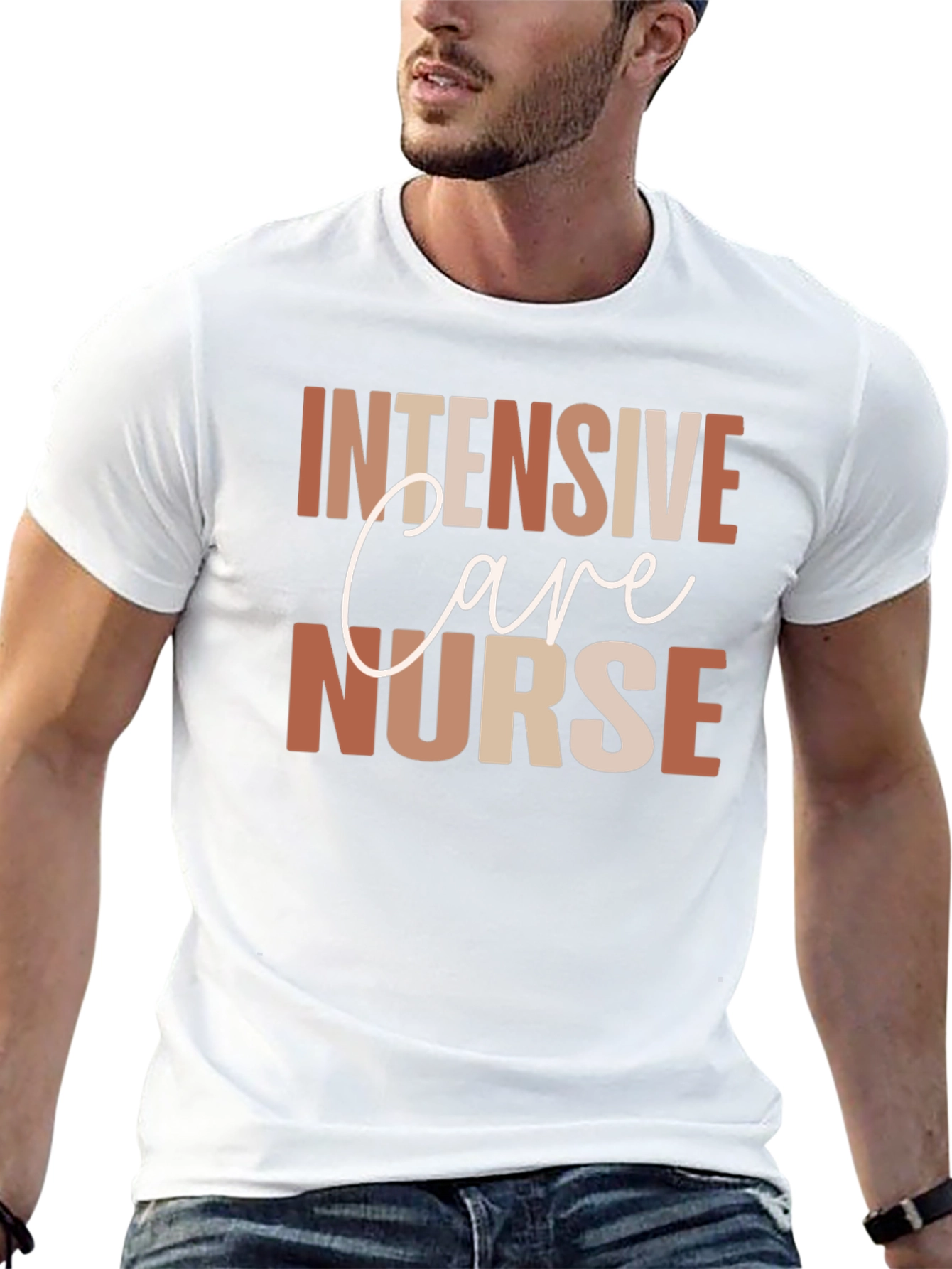 Intensive Care Nurse Graphic Tee - Black