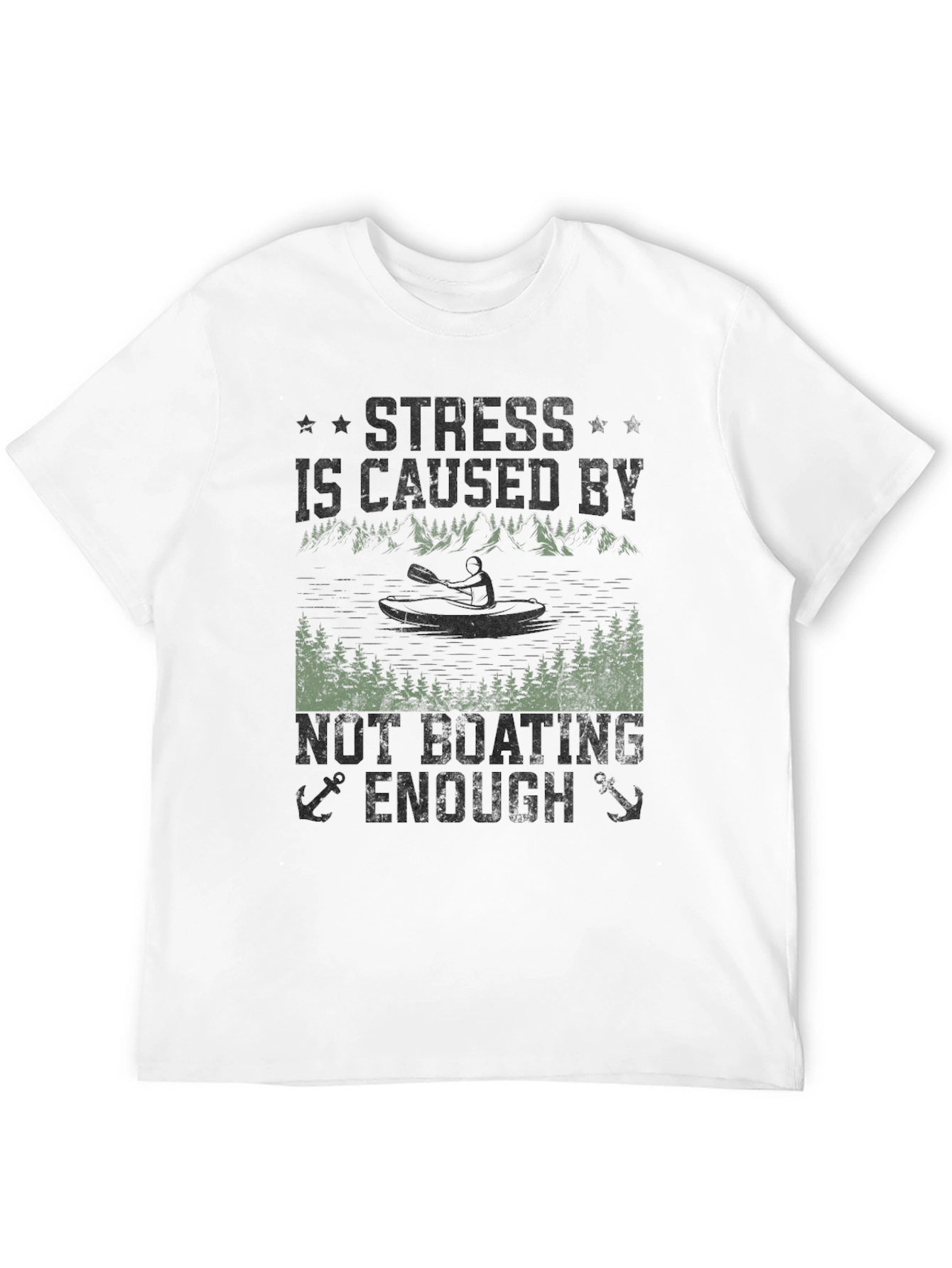 Boating Lover Graphic Tee - Stress Relief T-Shirt