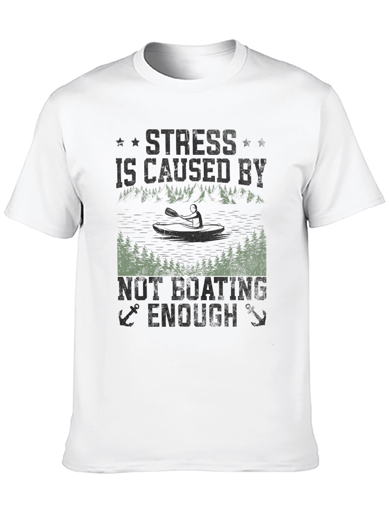 Boating Lover Graphic Tee - Stress Relief T-Shirt