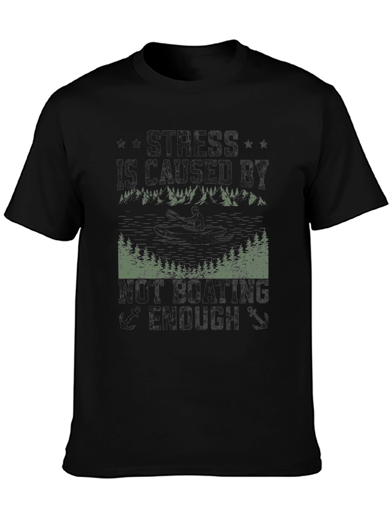 Boating Lover Graphic Tee - Stress Relief T-Shirt