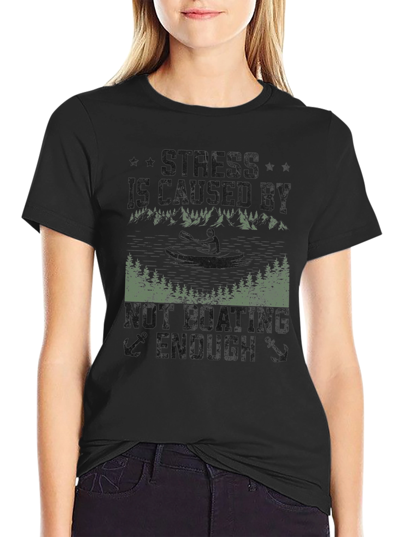 Boating Lover Graphic Tee - Stress Relief T-Shirt
