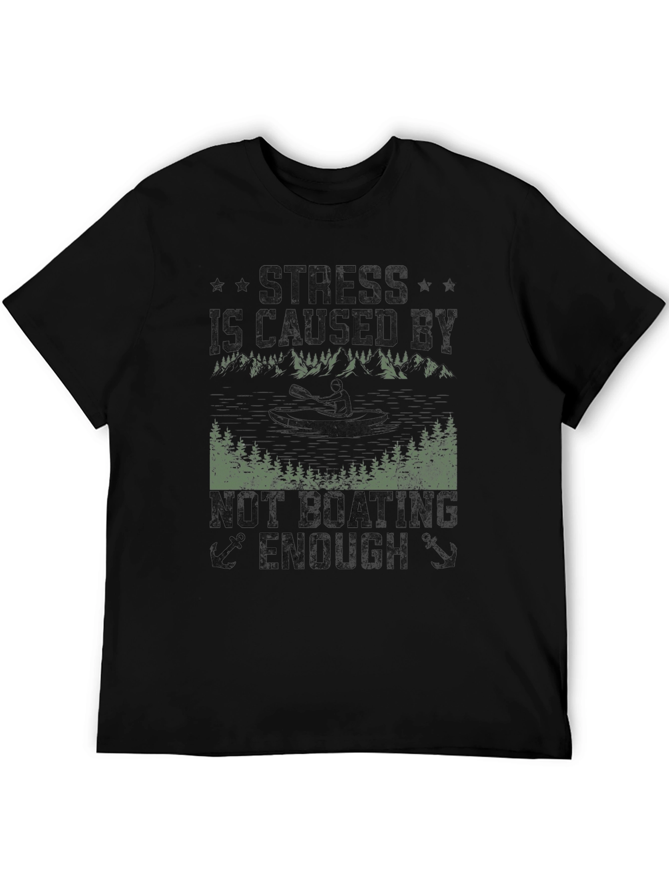 Boating Lover Graphic Tee - Stress Relief T-Shirt