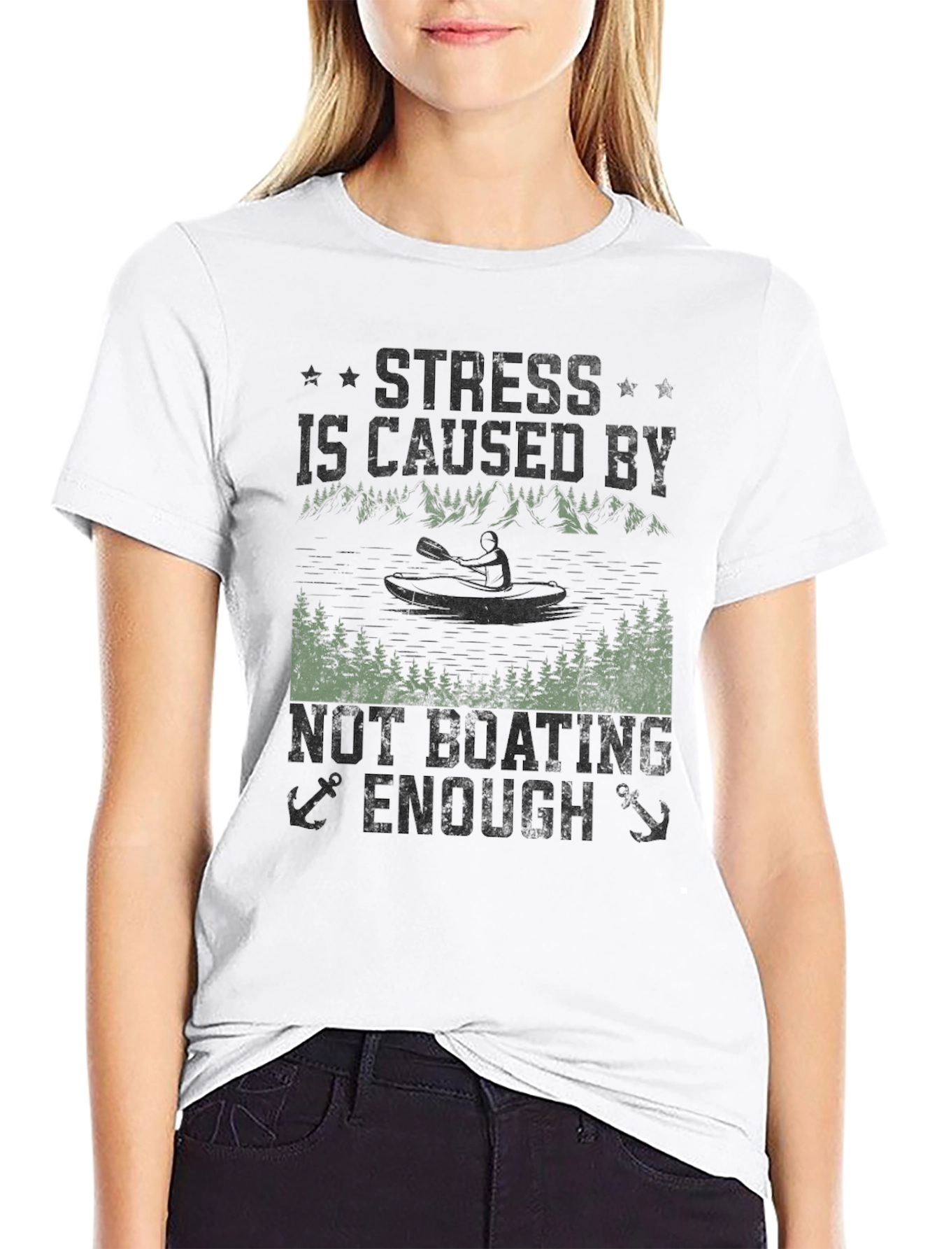 Boating Lover Graphic Tee - Stress Relief T-Shirt