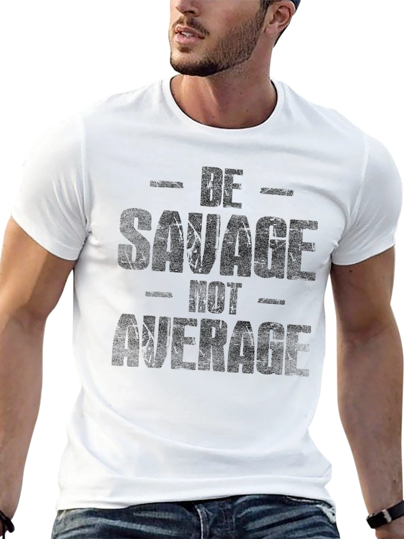Be Savage Not Average Graphic Tee