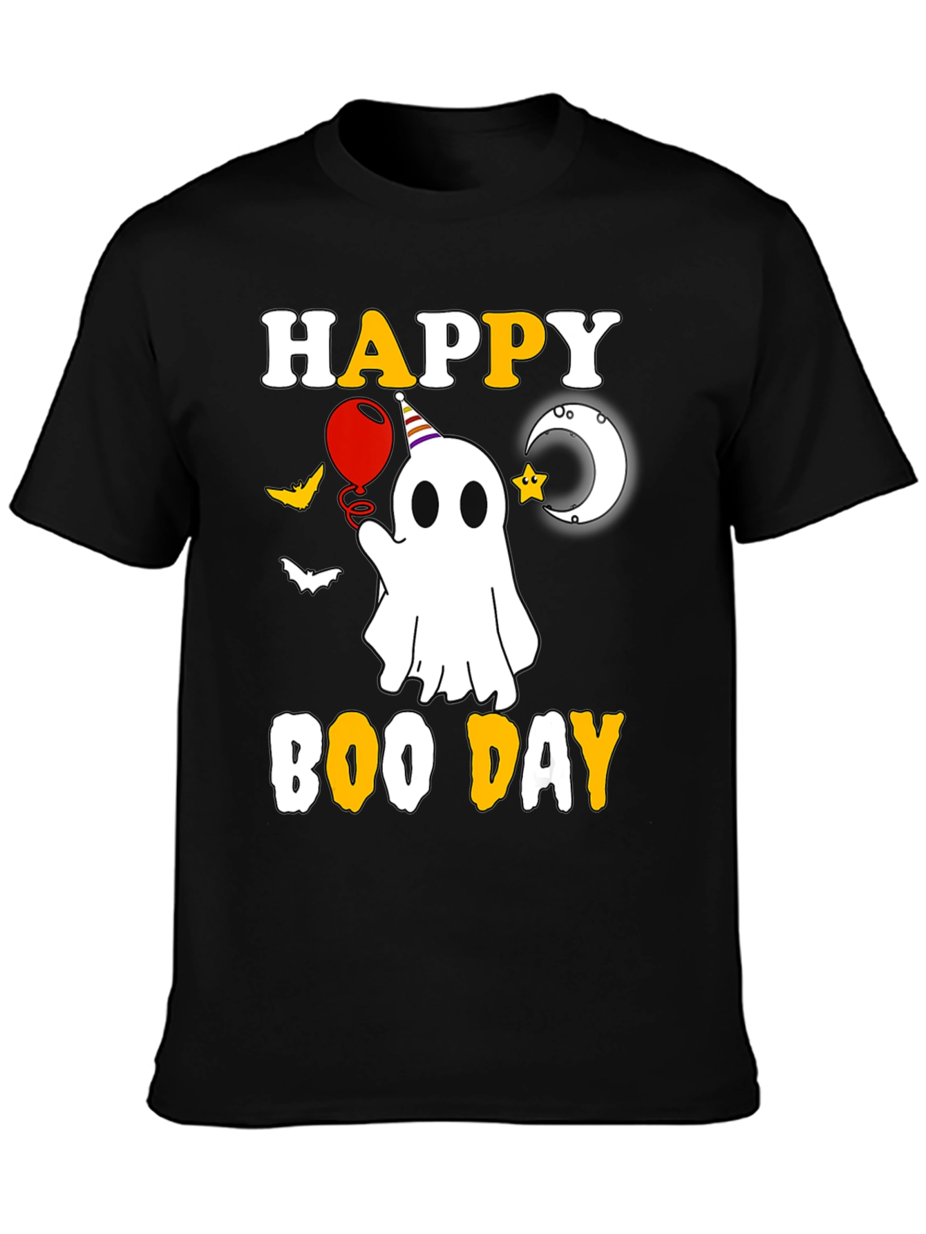 Happy Boo Day T-Shirt Halloween Ghost