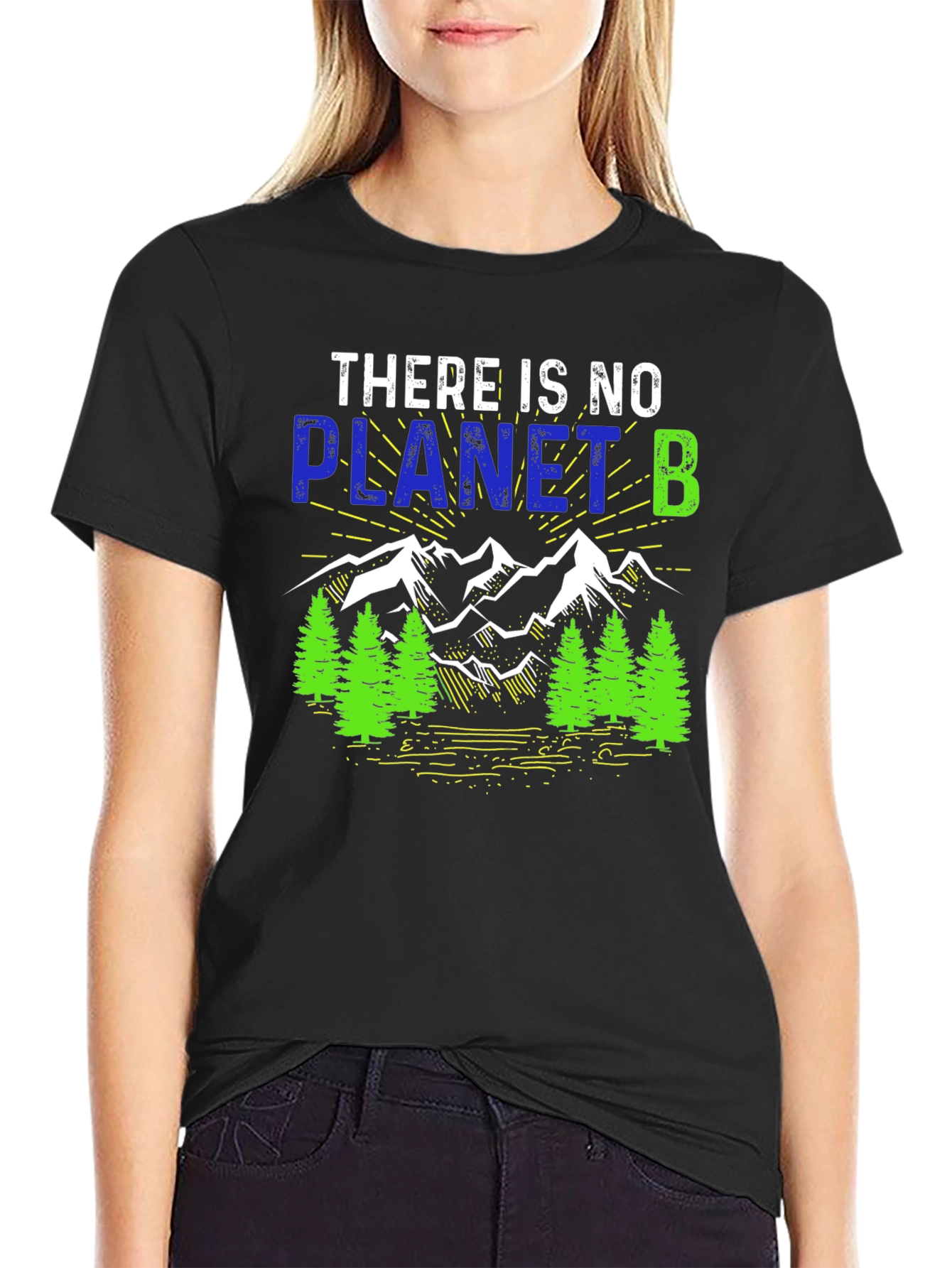 There Is No Planet B Graphic Tee - Black