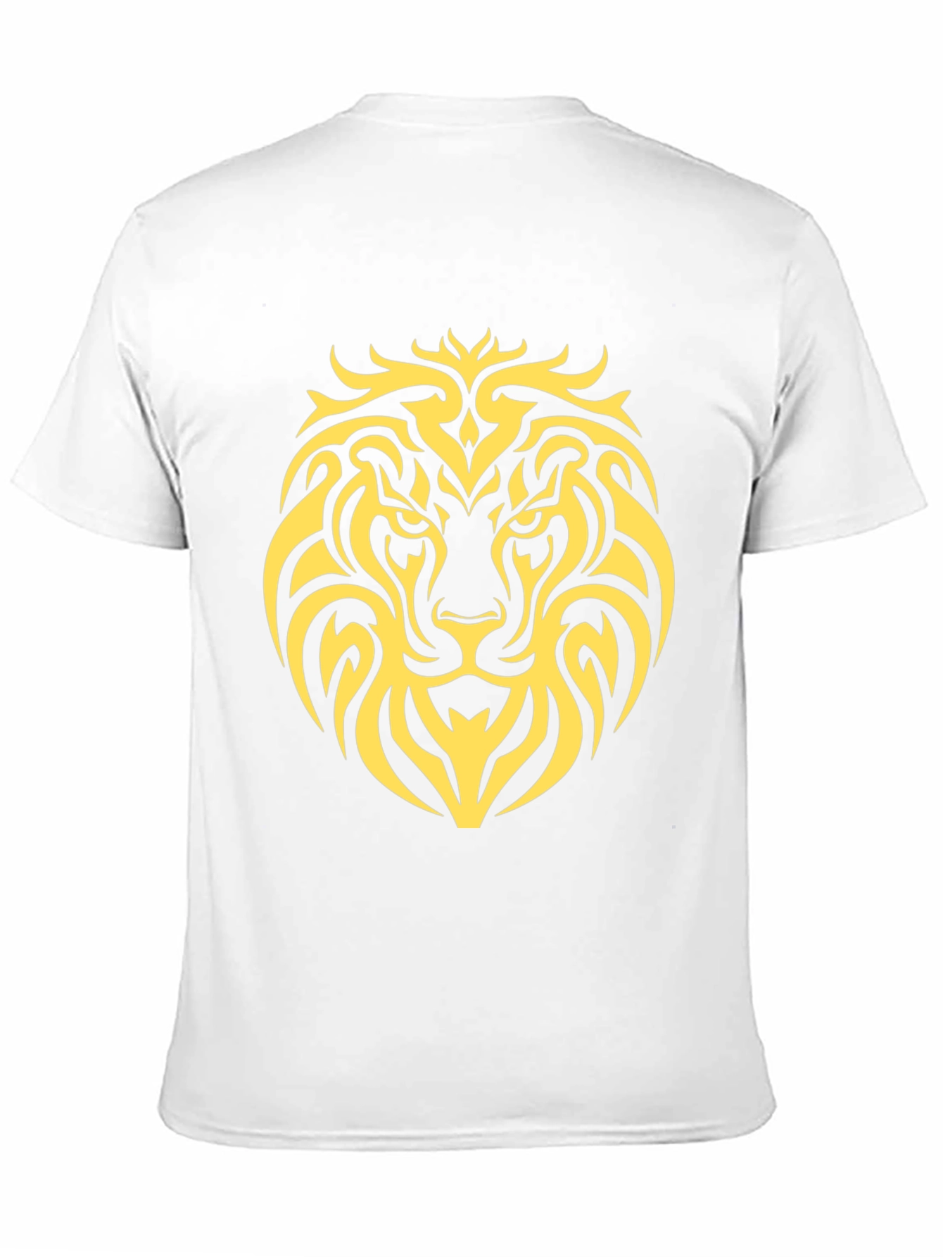 Lion Graphic Black T-Shirt - Bold Animal Design