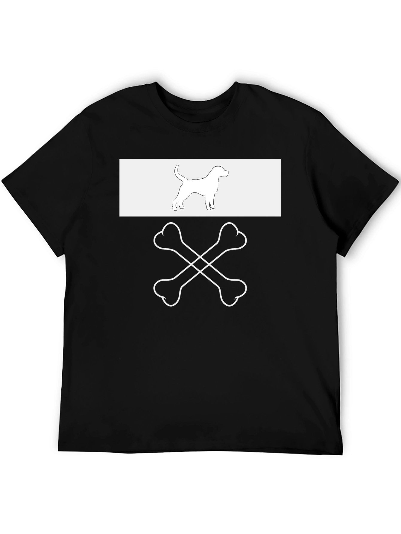 Dog & Crossbones Graphic Tee - Cool Casual Style