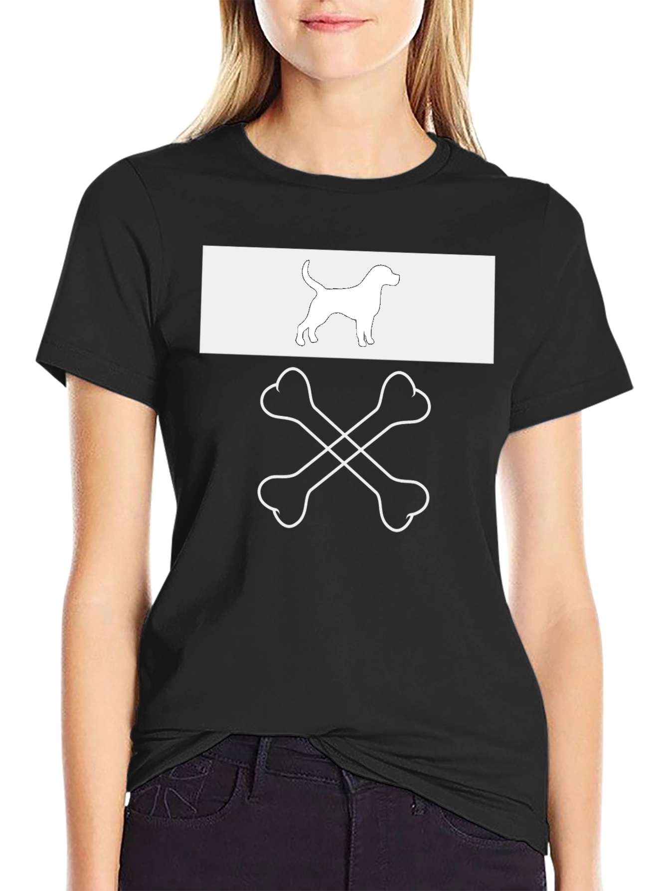 Dog & Crossbones Graphic Tee - Cool Casual Style