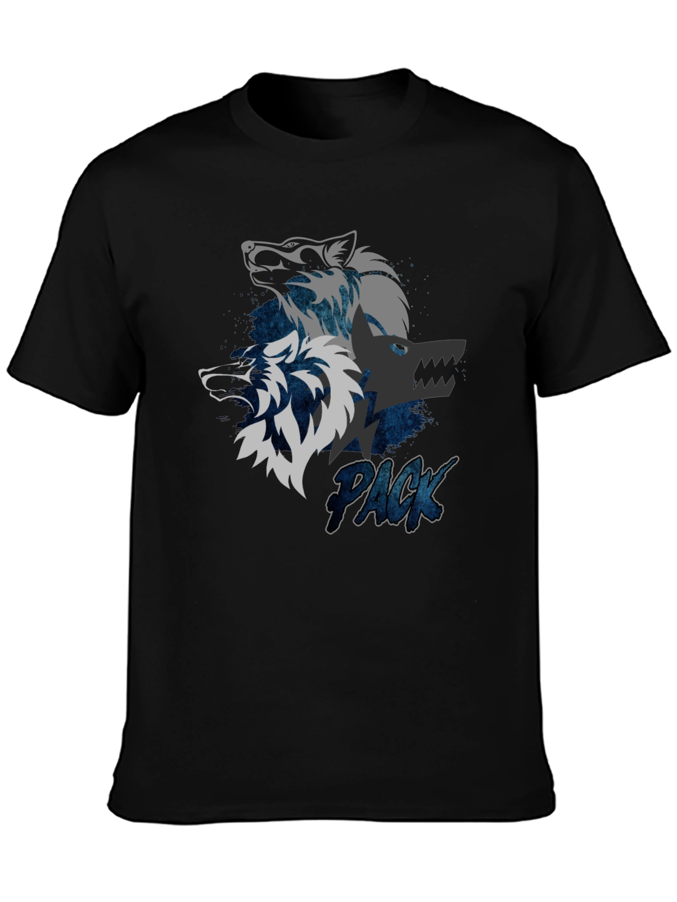 Wolf Pack Graphic Tee - Cool Design
