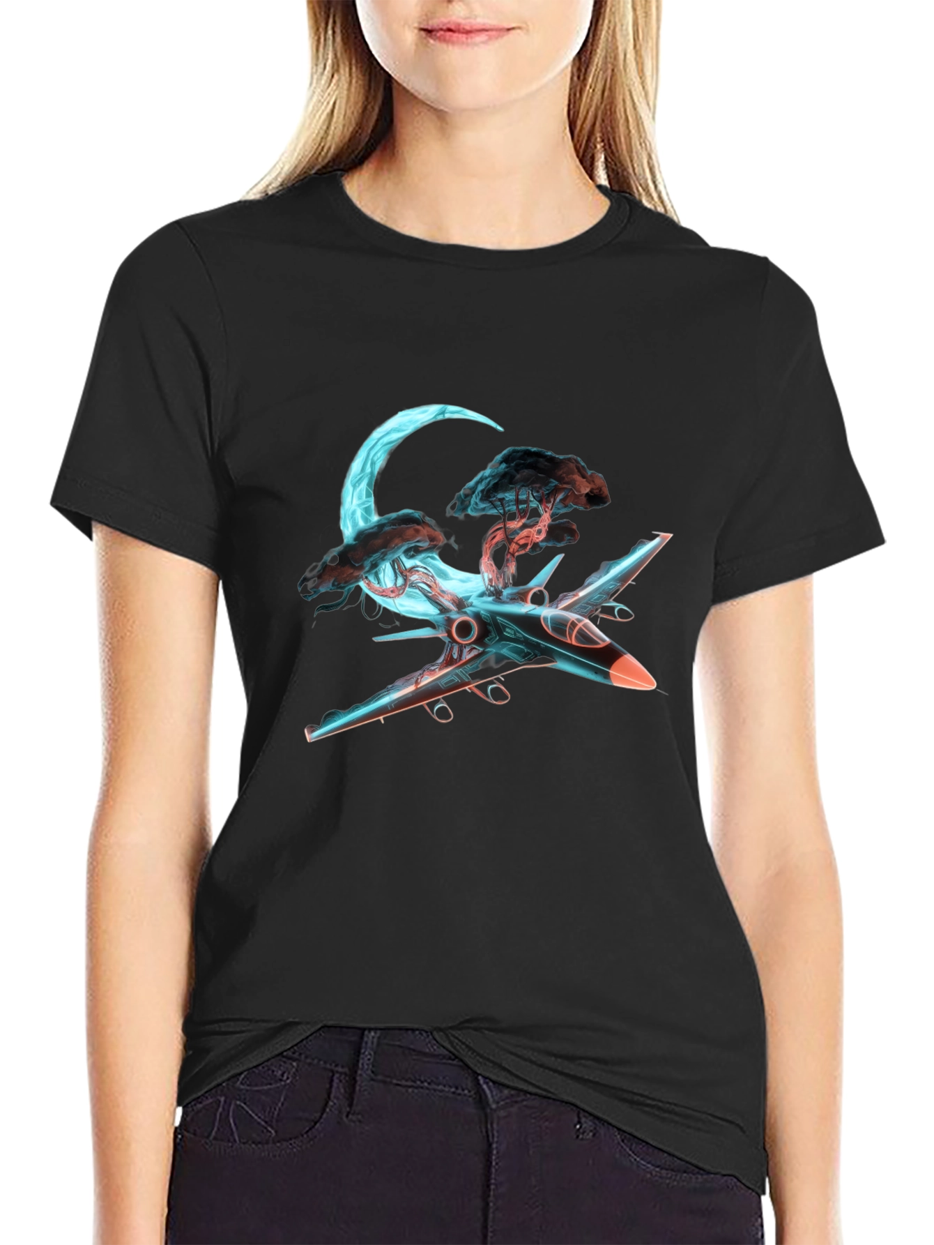 Neon Jet Black T-Shirt
