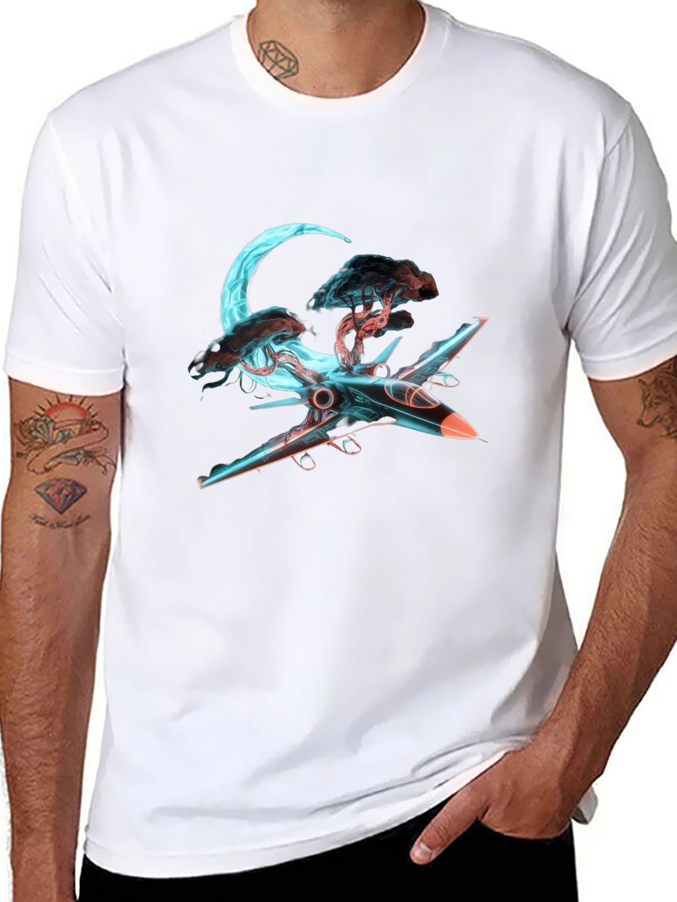 Neon Jet Black T-Shirt
