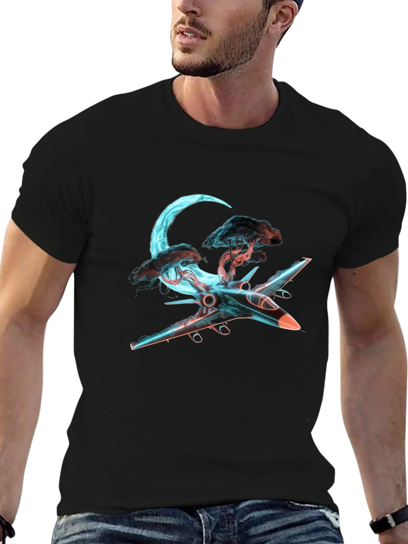 Neon Jet Black T-Shirt