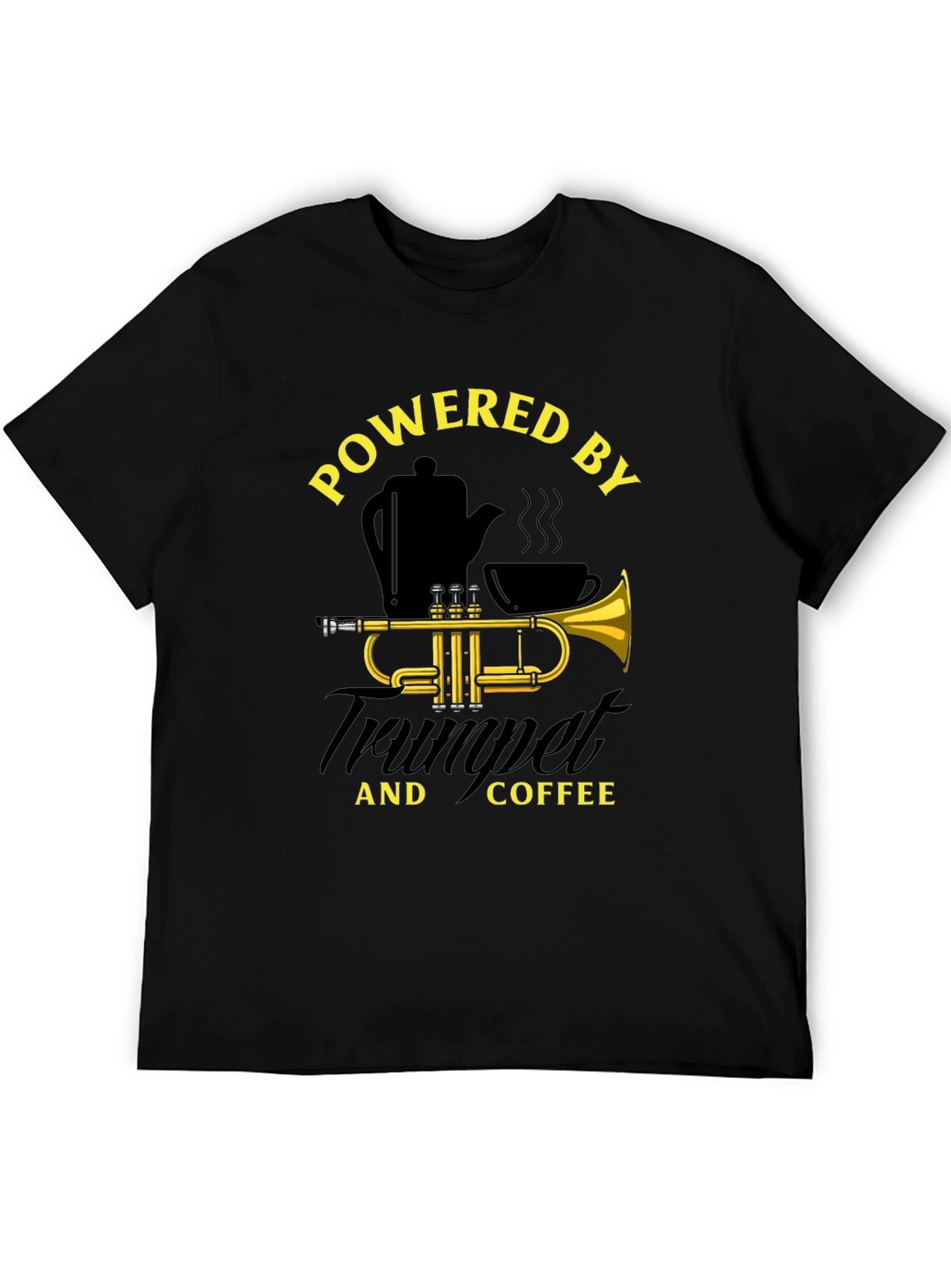 Powered by Trumpet and Coffee T-Shirt