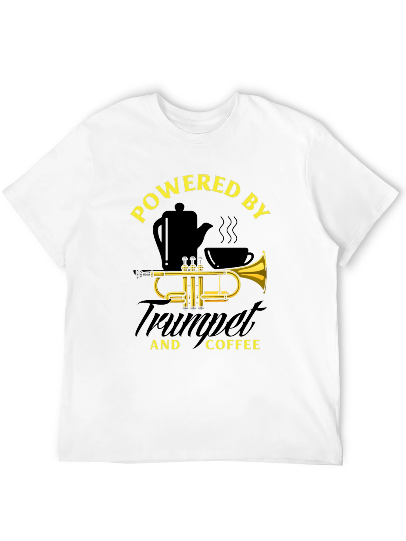 Powered by Trumpet and Coffee T-Shirt