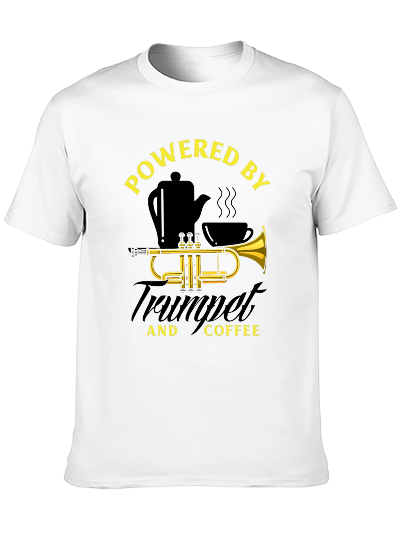 Powered by Trumpet and Coffee T-Shirt