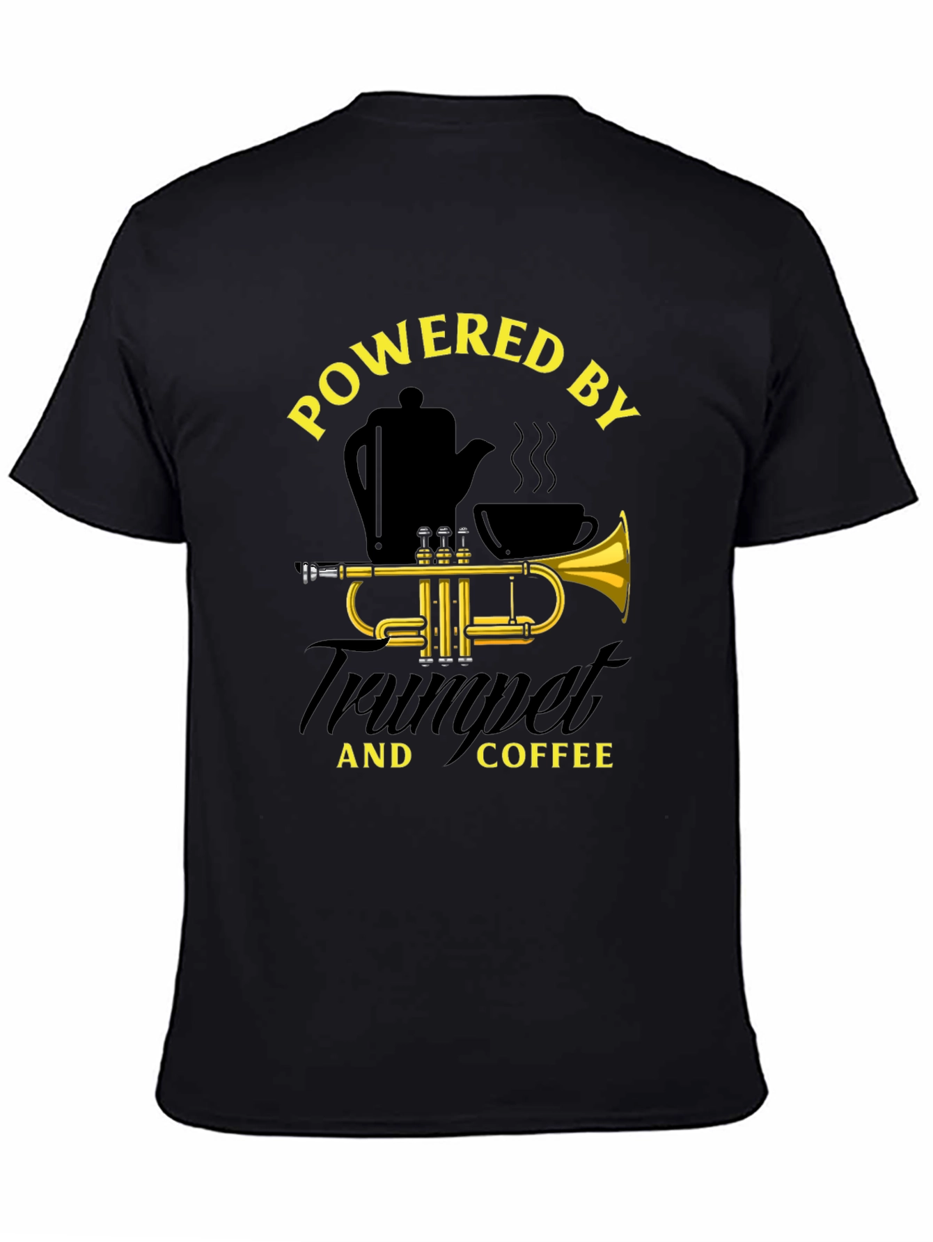 Powered by Trumpet and Coffee T-Shirt