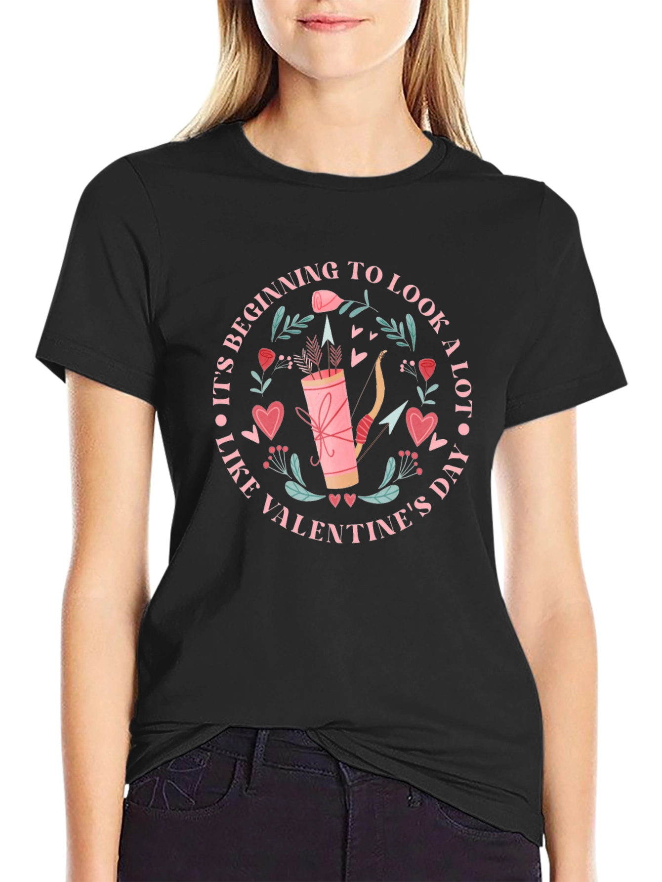 Valentines Day Graphic T-Shirt - Love & Arrows
