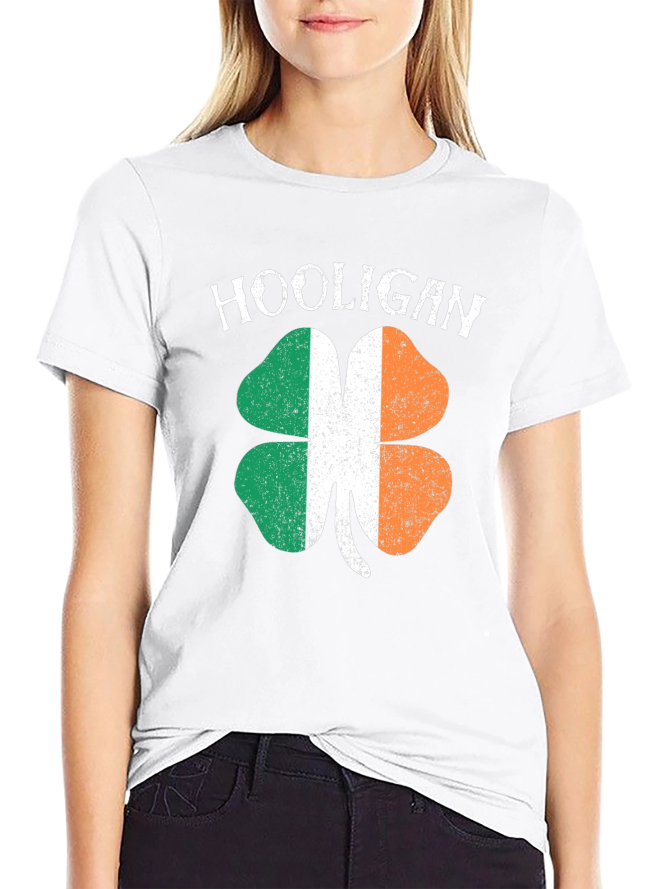 Irish Hooligan St. Patricks Day Shamrock T-Shirt