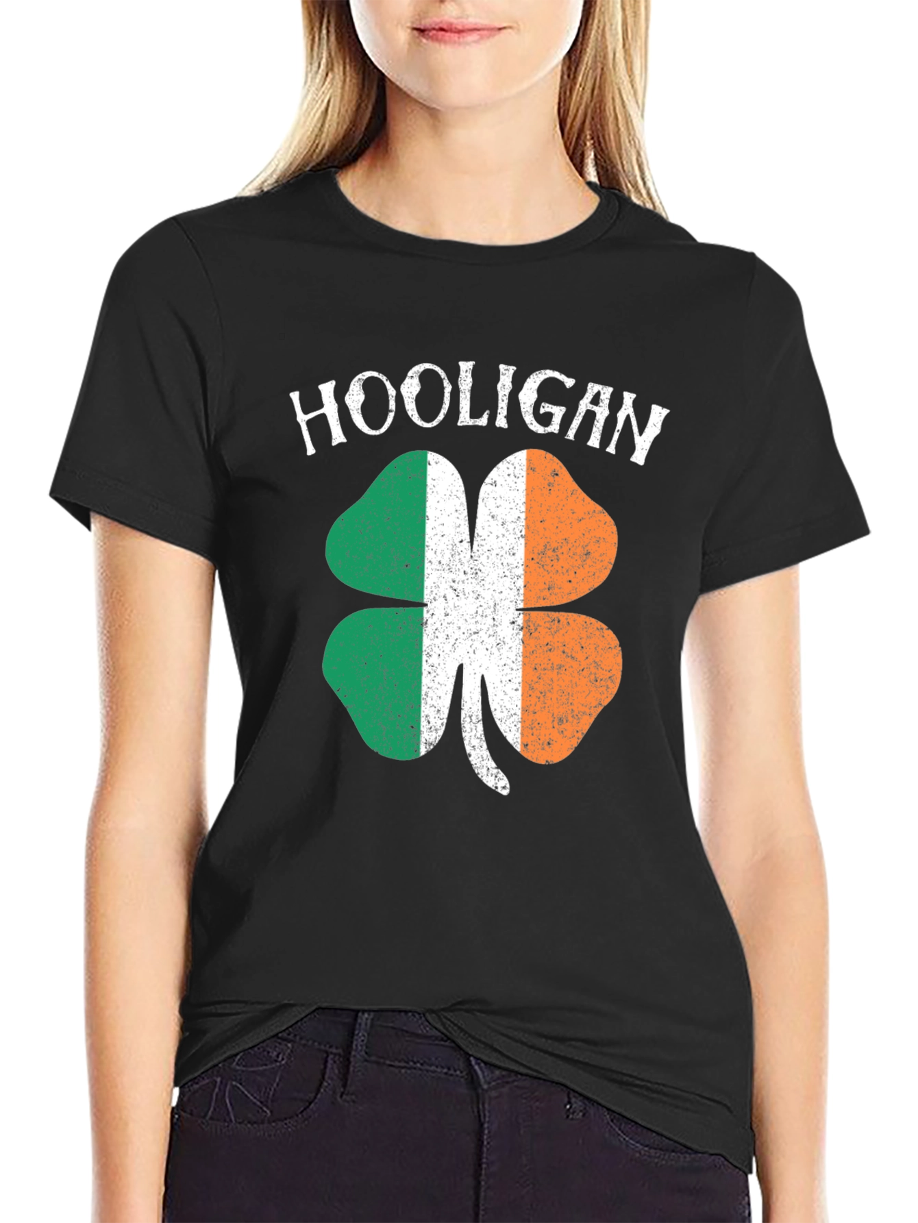 Irish Hooligan St. Patricks Day Shamrock T-Shirt
