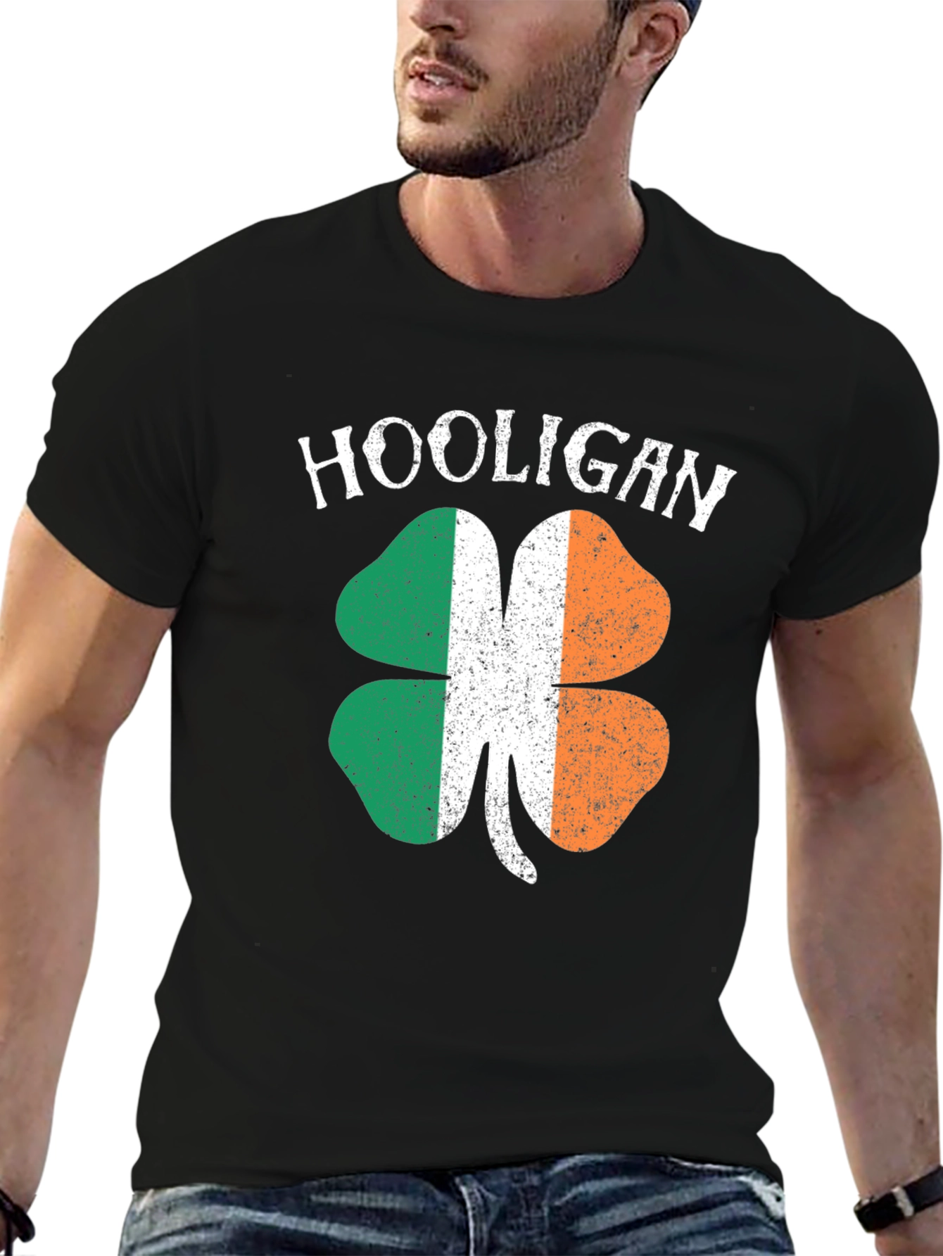 Irish Hooligan St. Patricks Day Shamrock T-Shirt