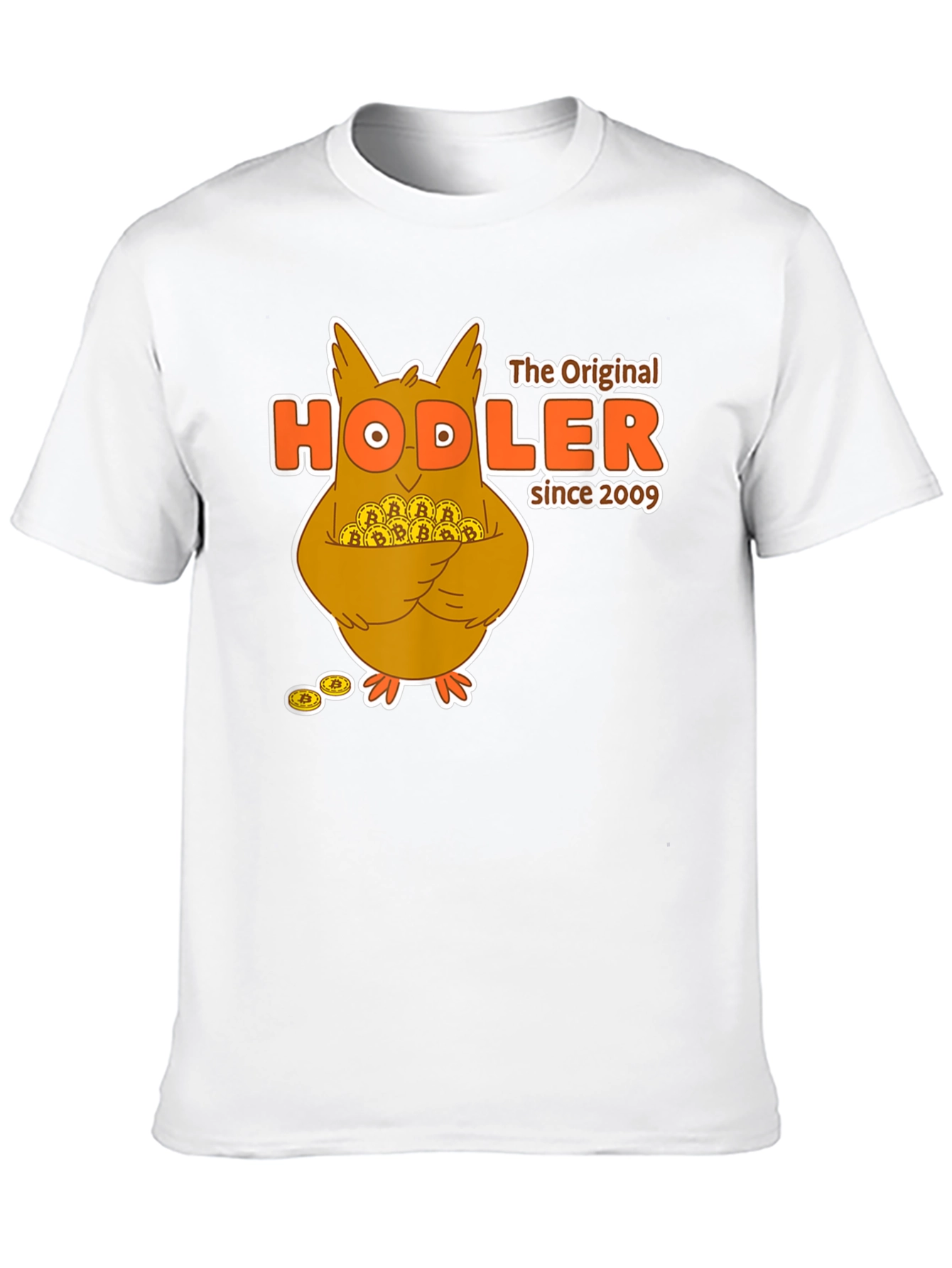 Bitcoin HODLer T-Shirt - Crypto Owl Design