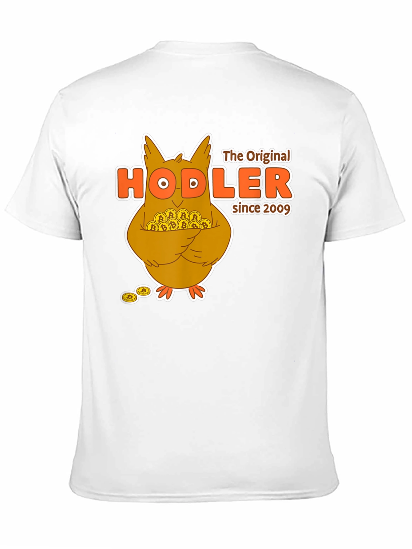 Bitcoin HODLer T-Shirt - Crypto Owl Design