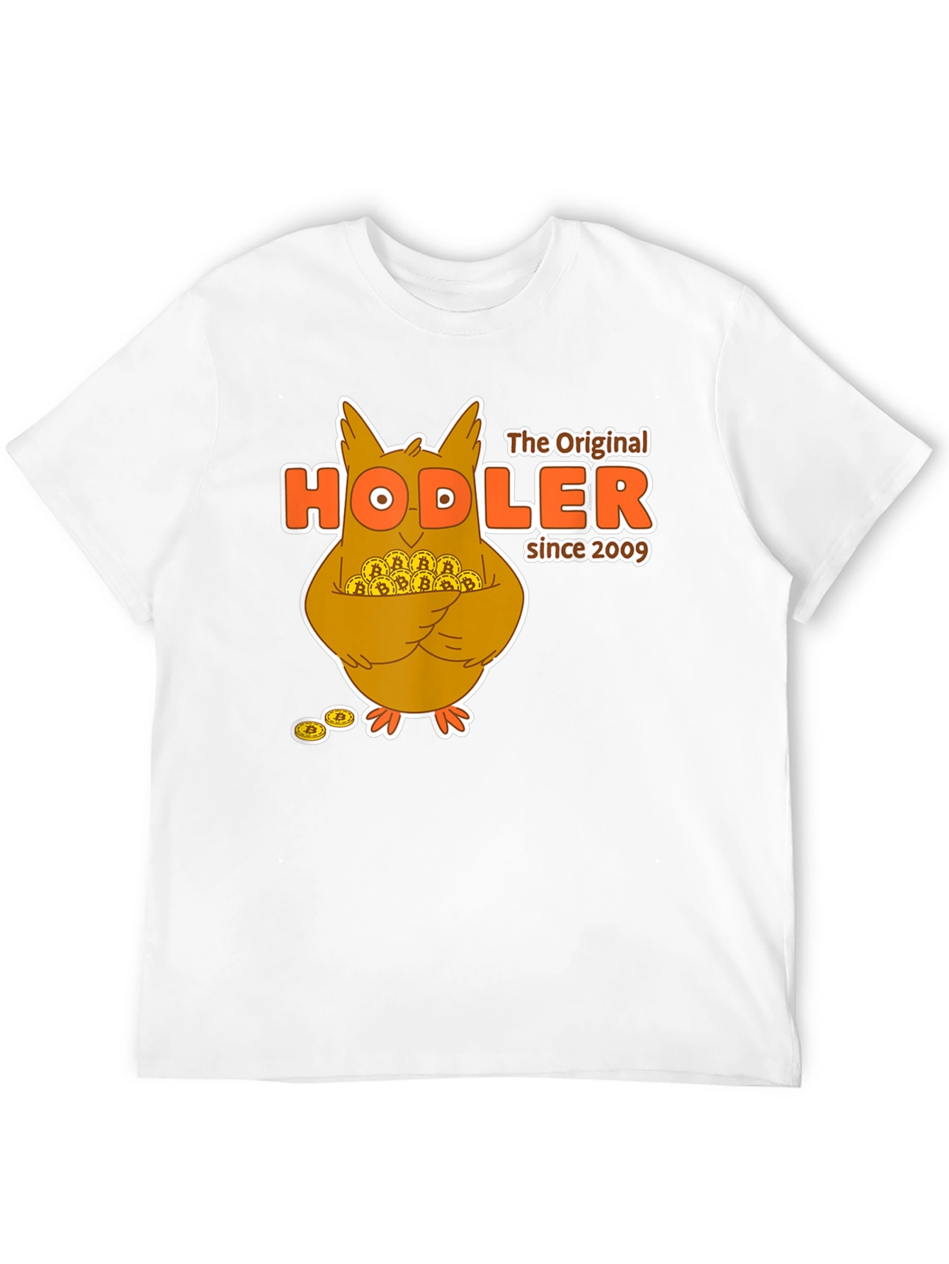 Bitcoin HODLer T-Shirt - Crypto Owl Design