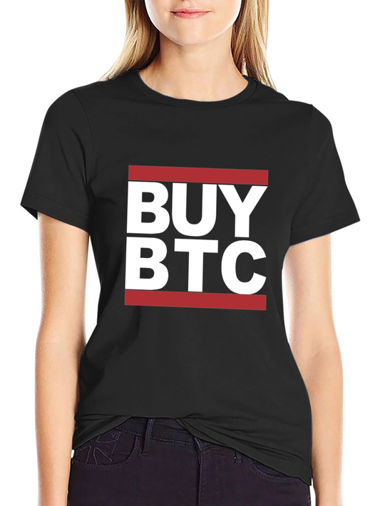 Buy BTC Black T-Shirt - Cryptocurrency HODL Tee