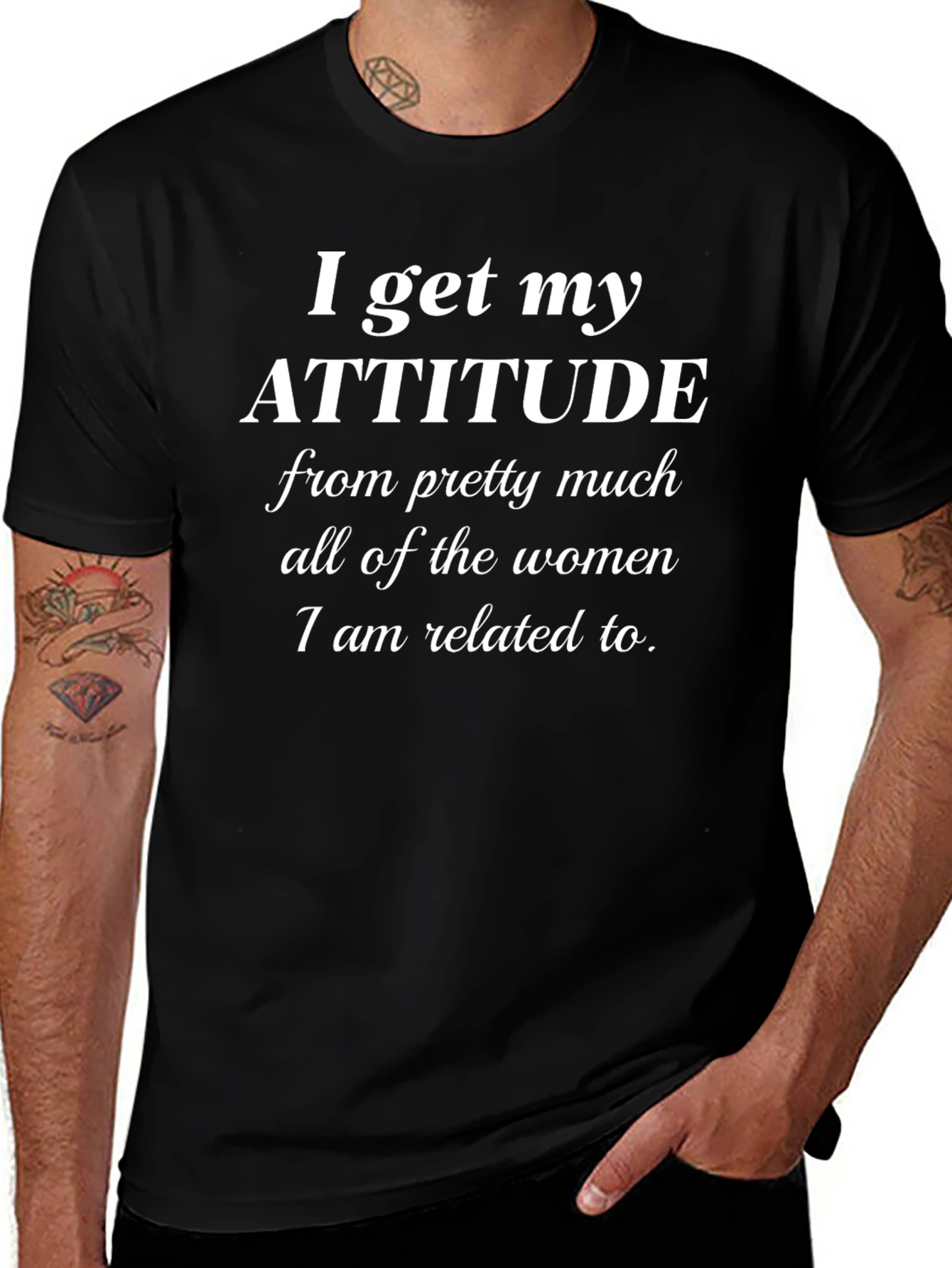 Attitude Women T-Shirt - Funny Tee