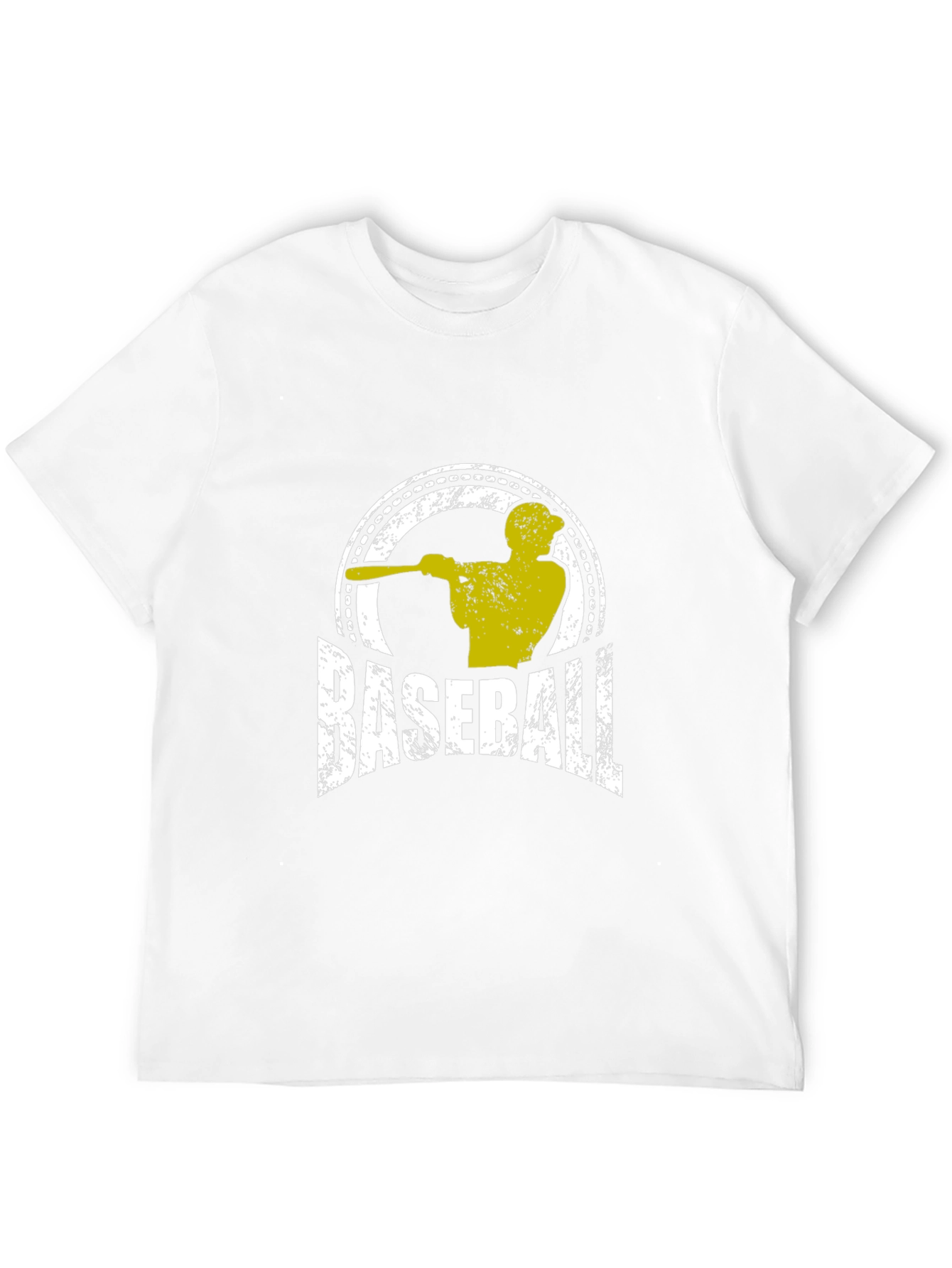 Baseball Graphic T-Shirt - Black Cotton Tee