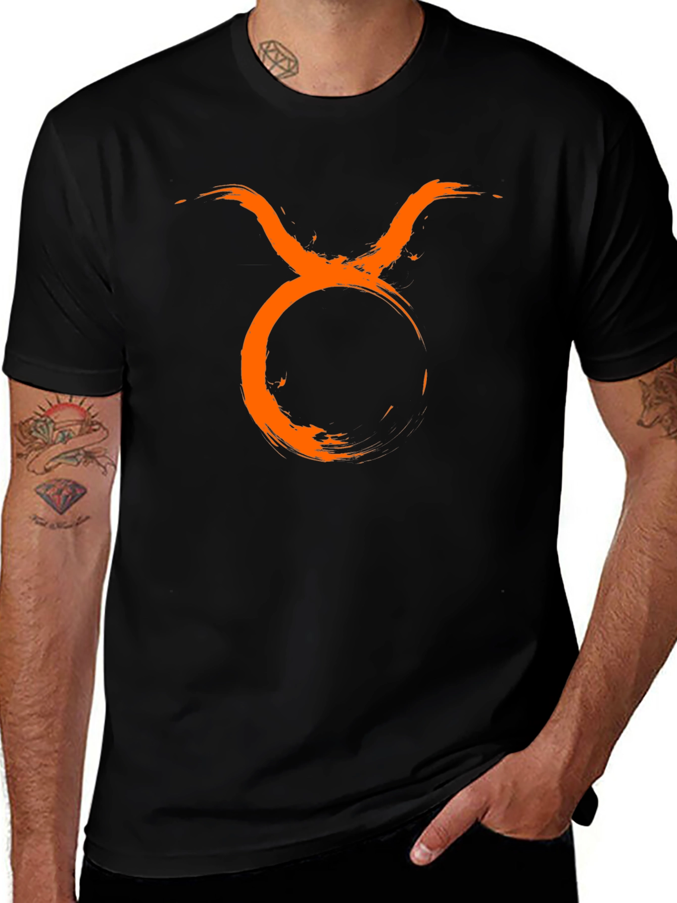 Zodiac Taurus Graphic Tee - Grunge Style