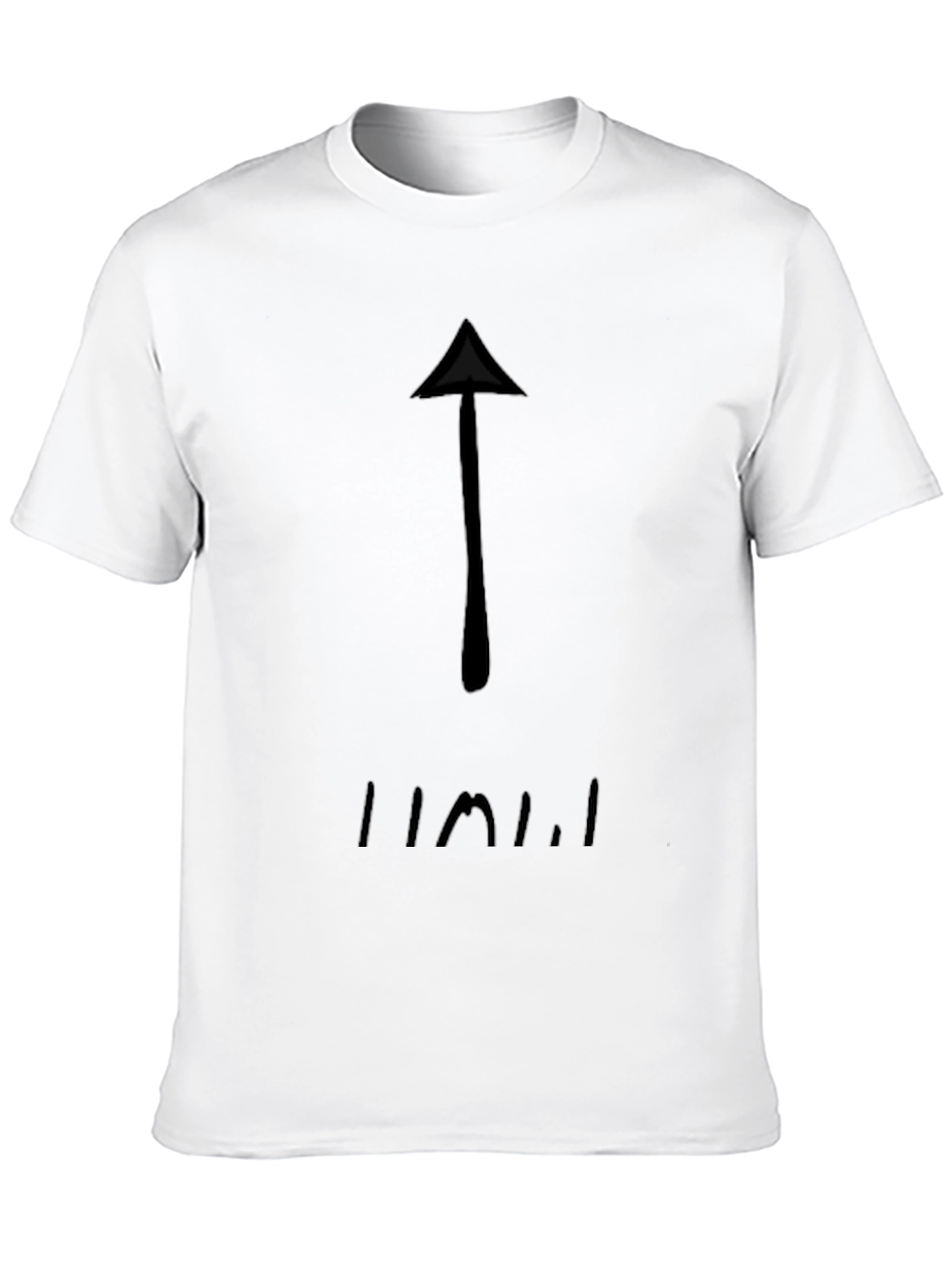 Arrow Graphic Black T-Shirt - Casual Style