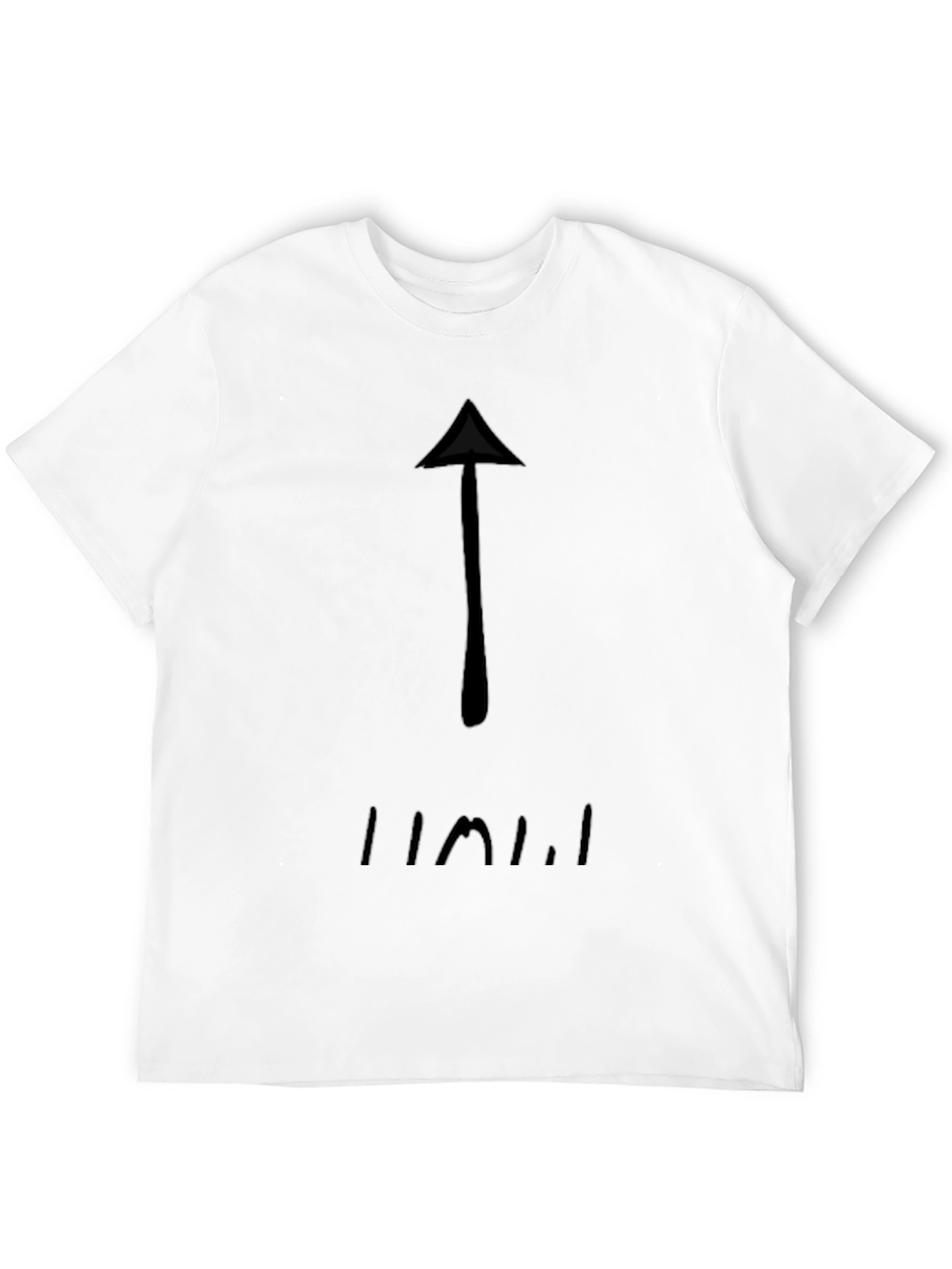 Arrow Graphic Black T-Shirt - Casual Style
