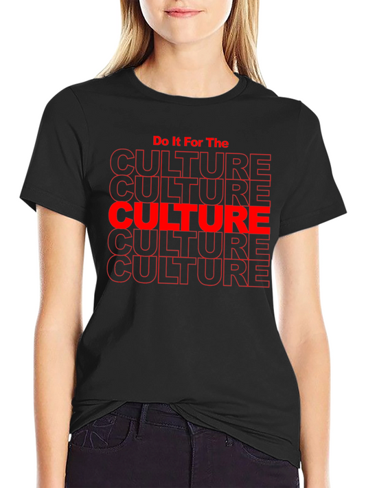 Do it for the Culture Graphic Tee - Black