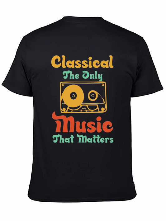 Classical Music Cassette Tape T-Shirt - Retro Style